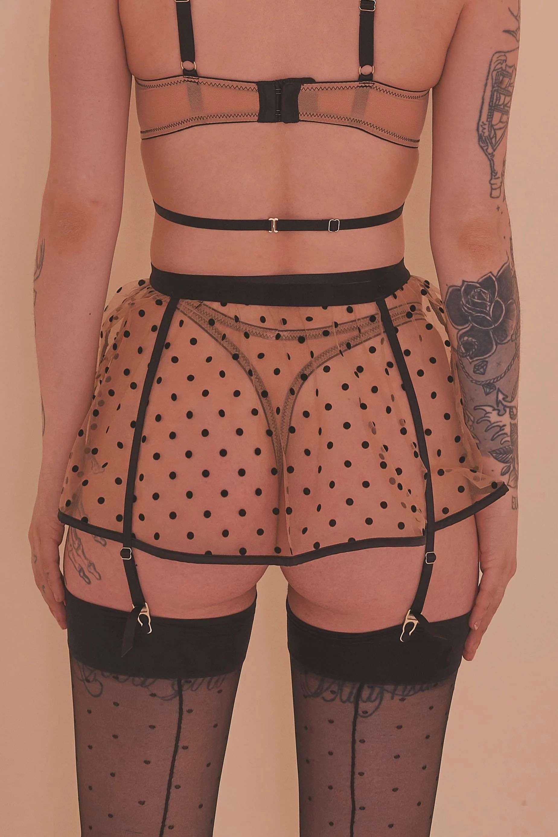 Regalia Lexi Dotty Peplum Suspender - Image 3