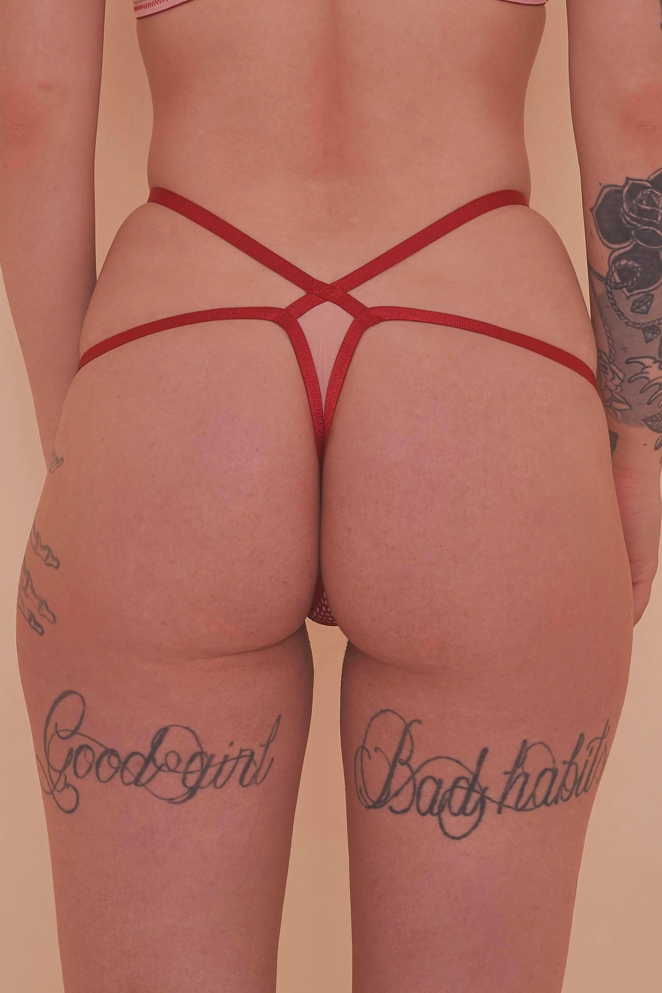 Regalia Skylar Dusty Rose Thong - Image 4