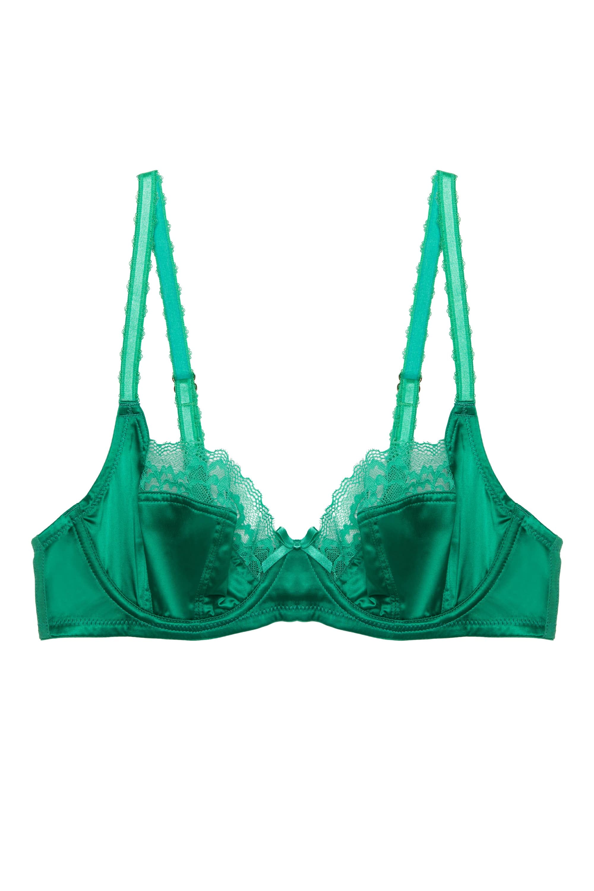 Rosalyn Green Lace Balconette Bra Fuller Bust Exclusive - Image 5