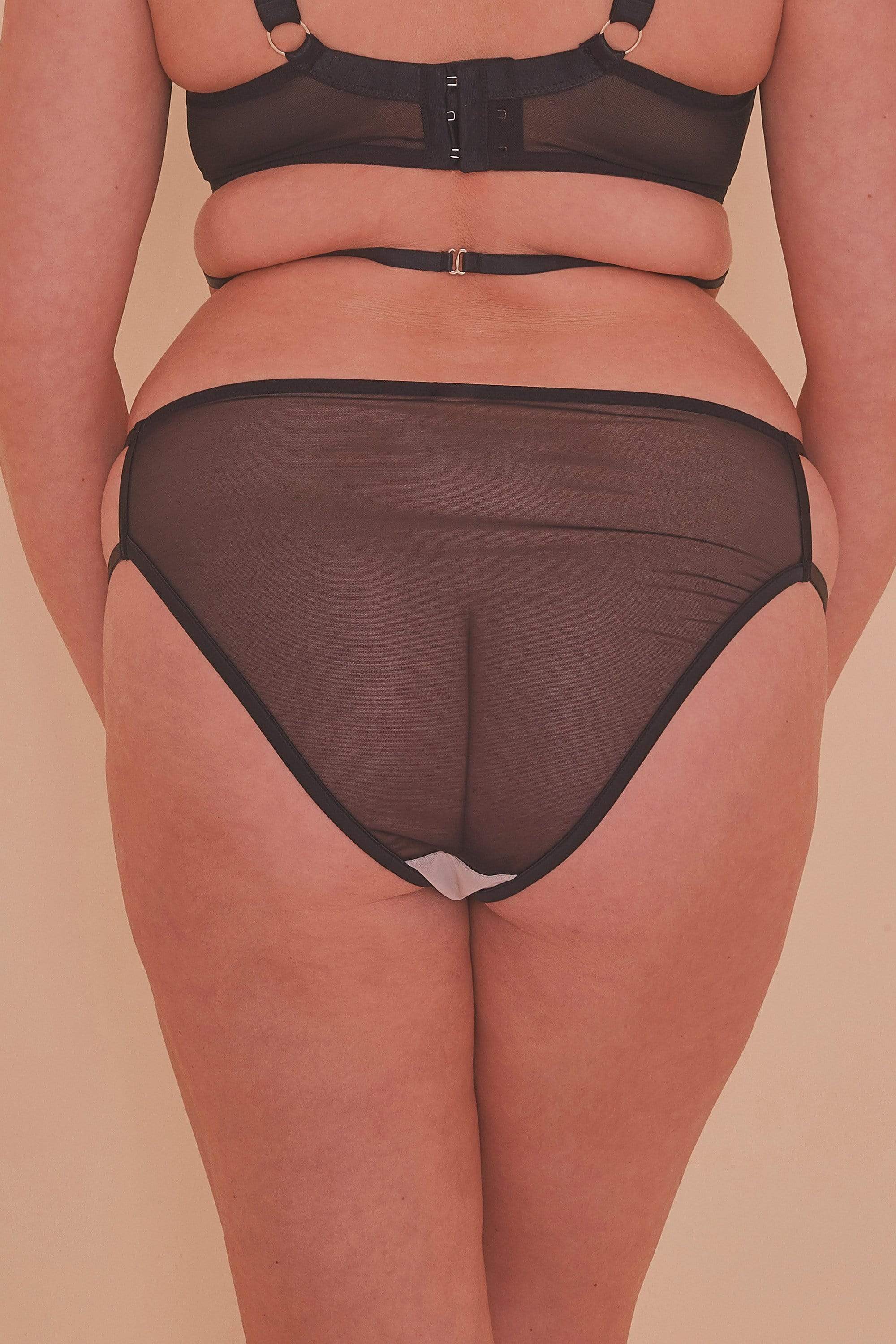 Sky Pearl Lace Harness Brief - Image 15