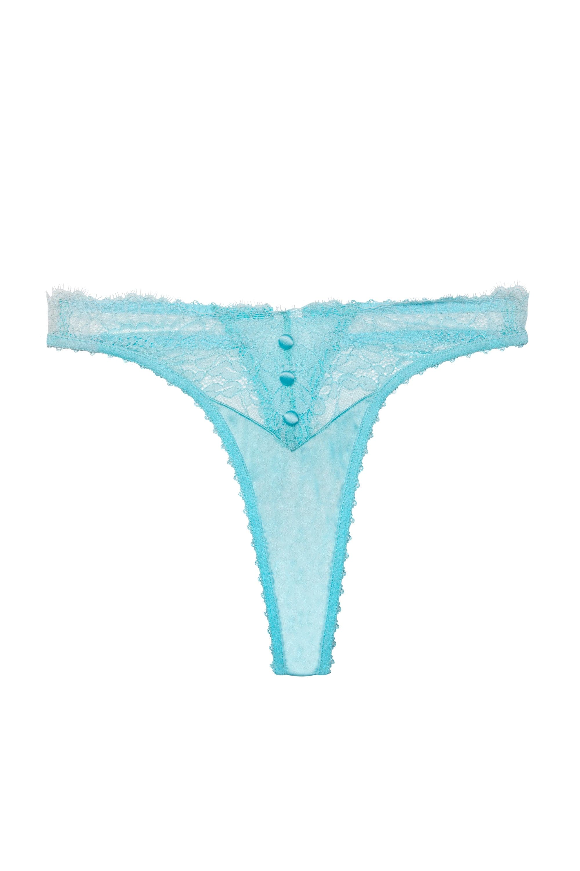 Skye Blue Neon Lace Thong - Image 5