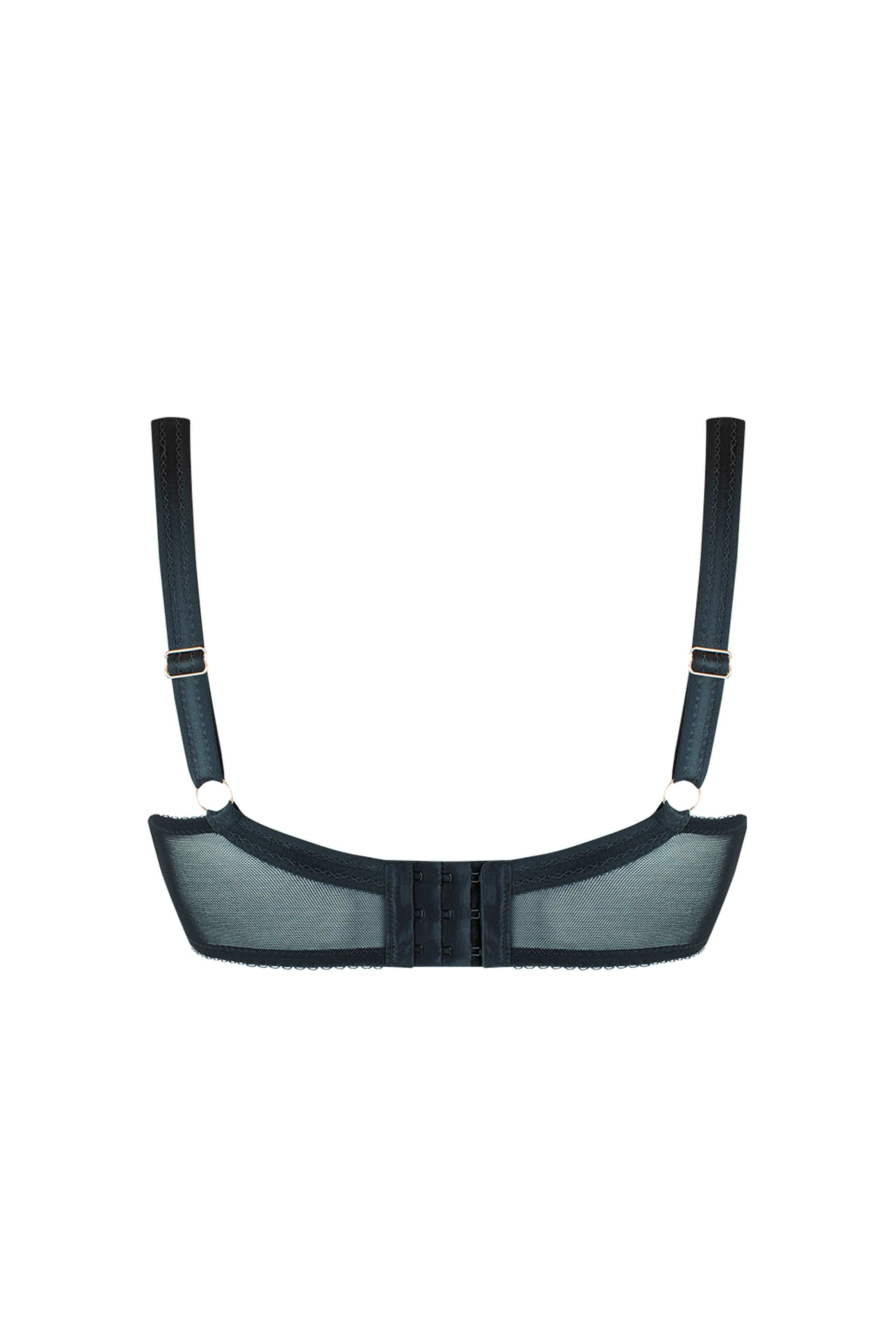 Unzipped Black Plunge Bra - Image 6