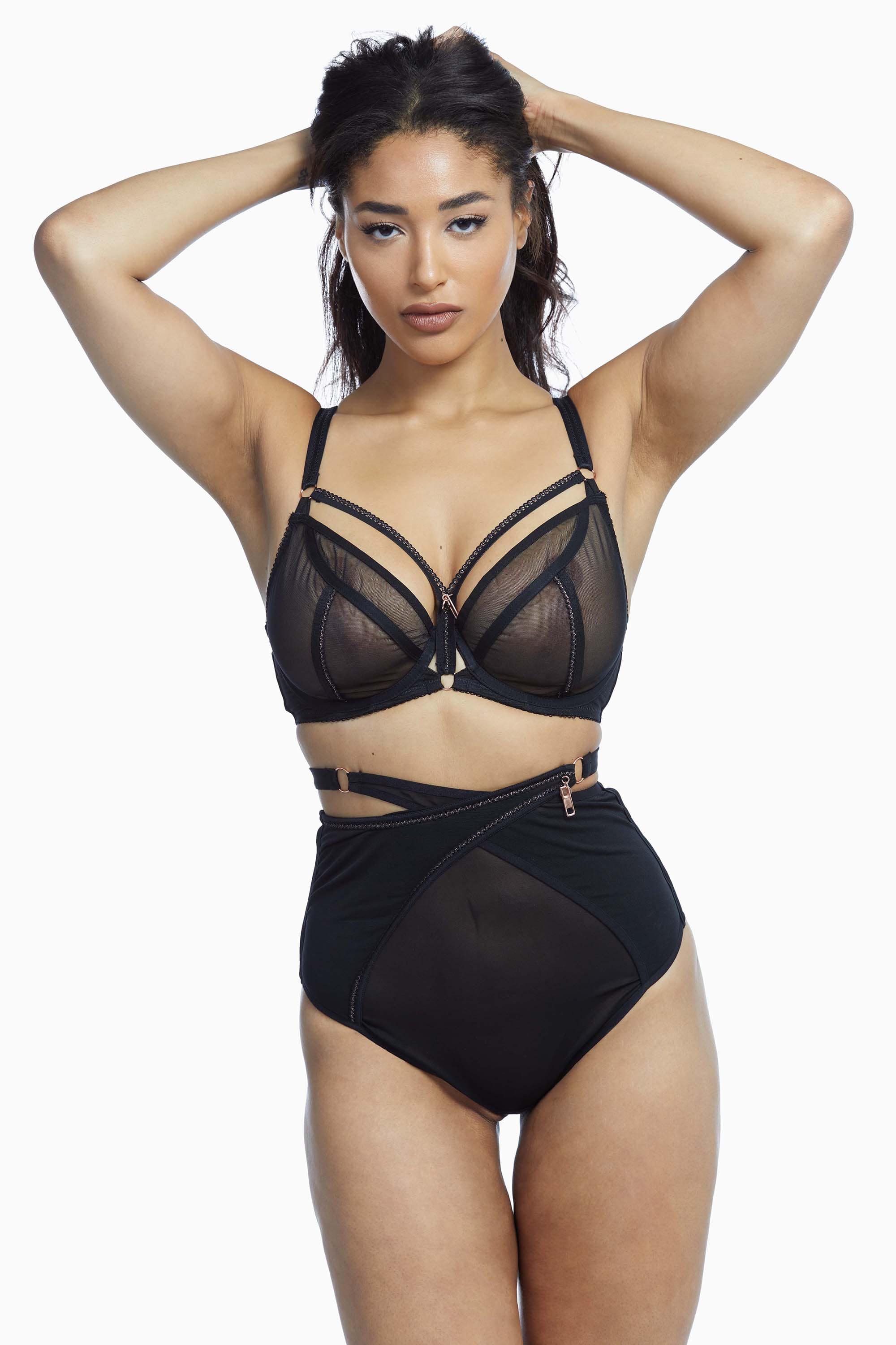 Unzipped High Waist Brief - Image 2