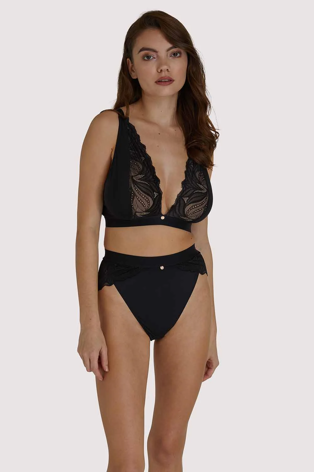 Indulgence Black High Waist Brief - Image 3