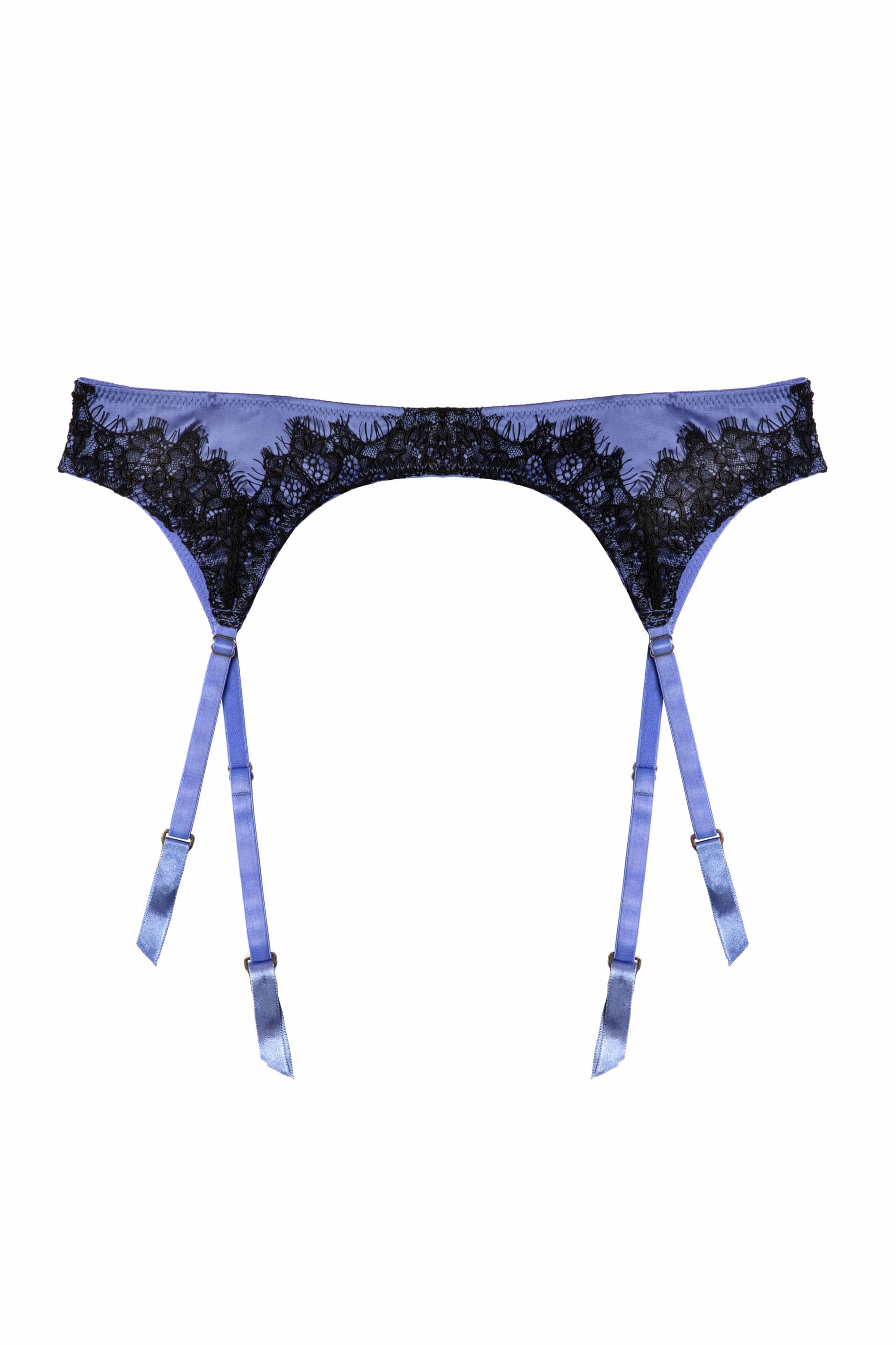 Stevie Lilac and Black Lace Suspender - Image 6