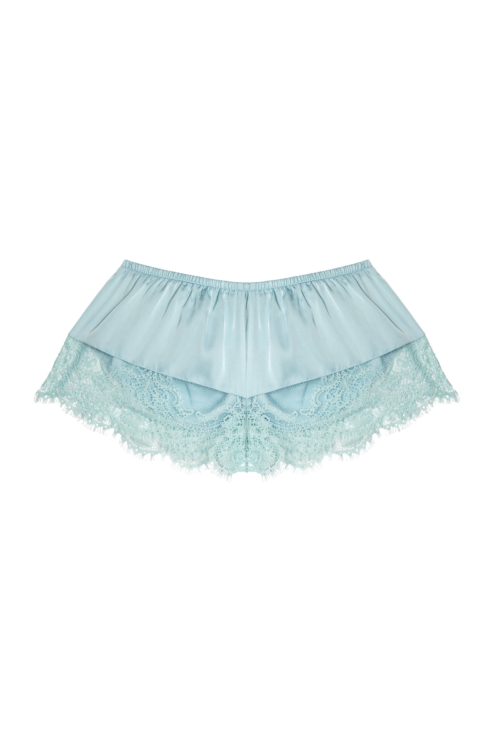 Sue Blue Satin and Lace Cami Set - Image 5