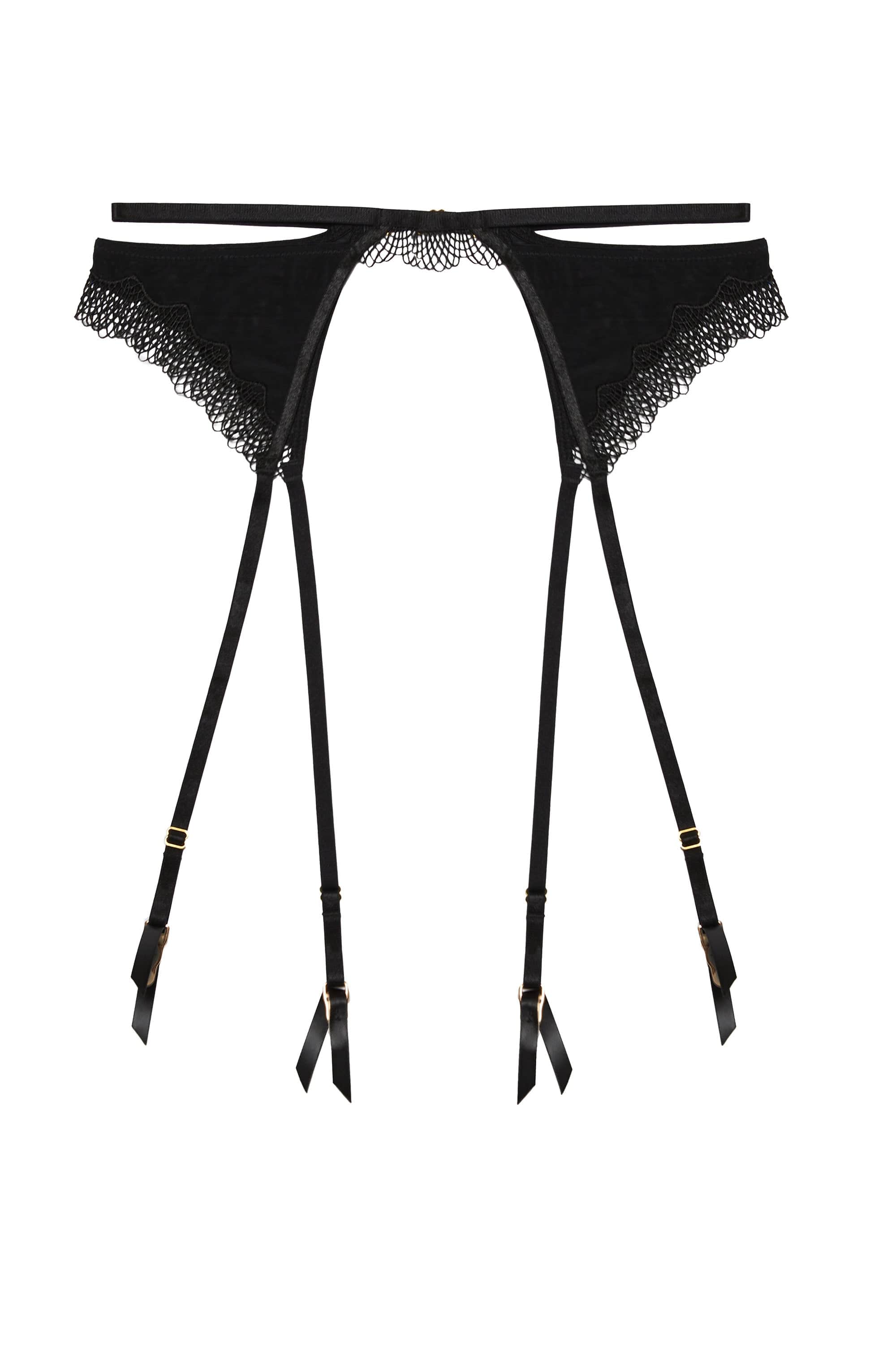 Tallie Lace Trim Cut Out Suspender - Image 5