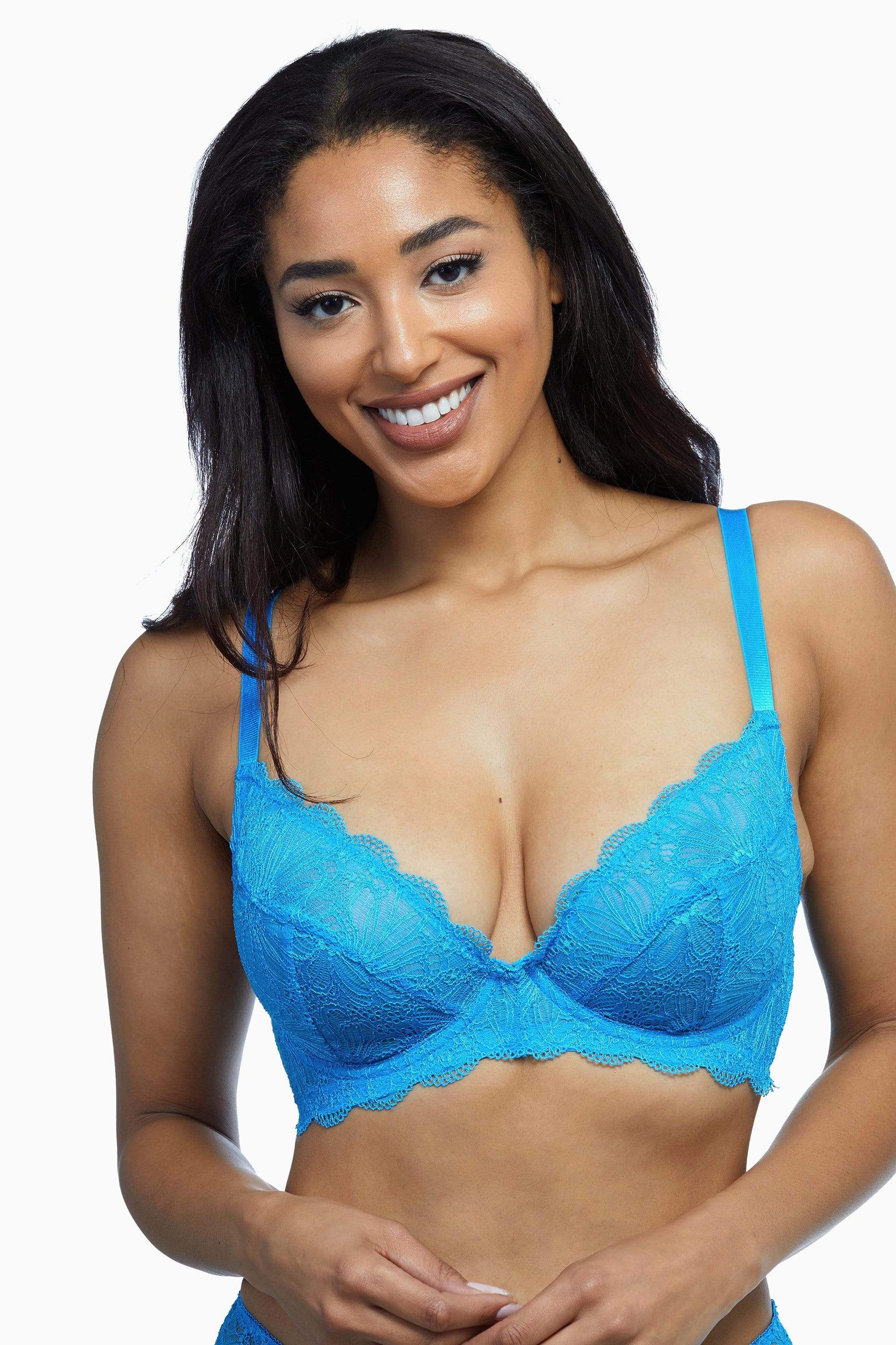 Ariana Everyday Lace Bra Bright Aqua - Image 2