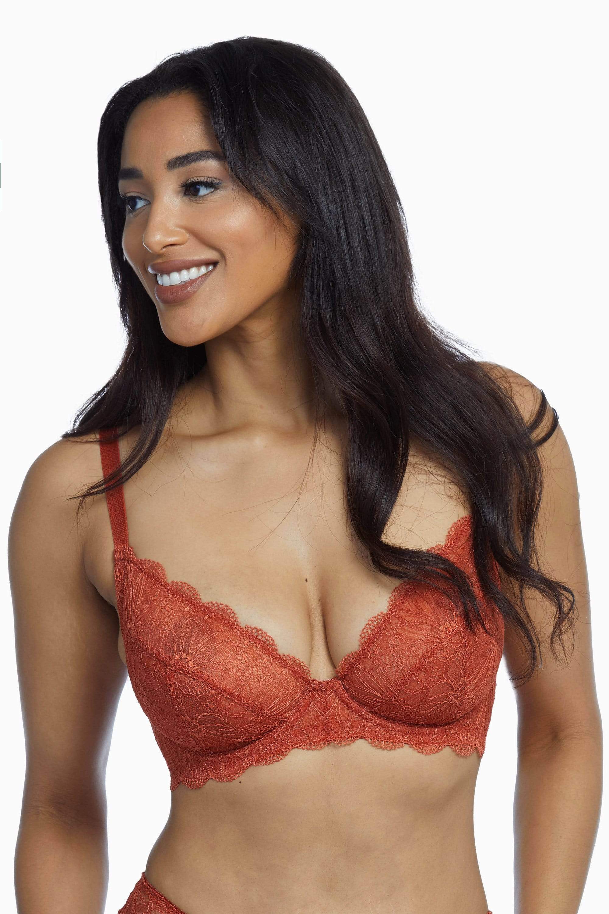 Ariana Everyday Lace Bra Intense Rust - Image 6