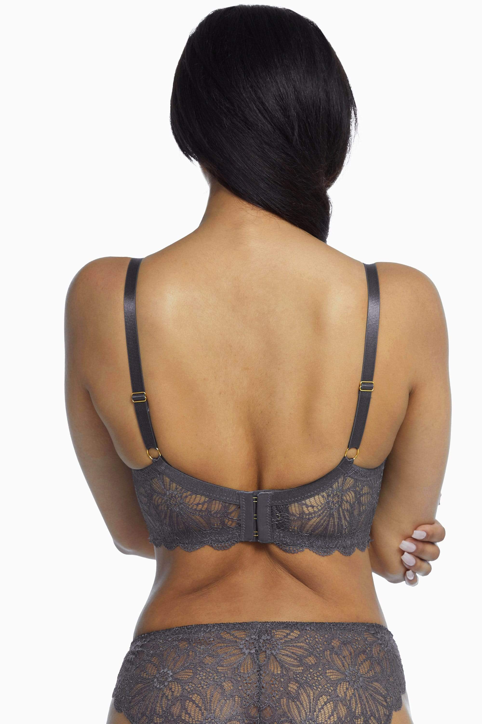 Ariana Everyday Lace Bra Steel Grey - Image 5
