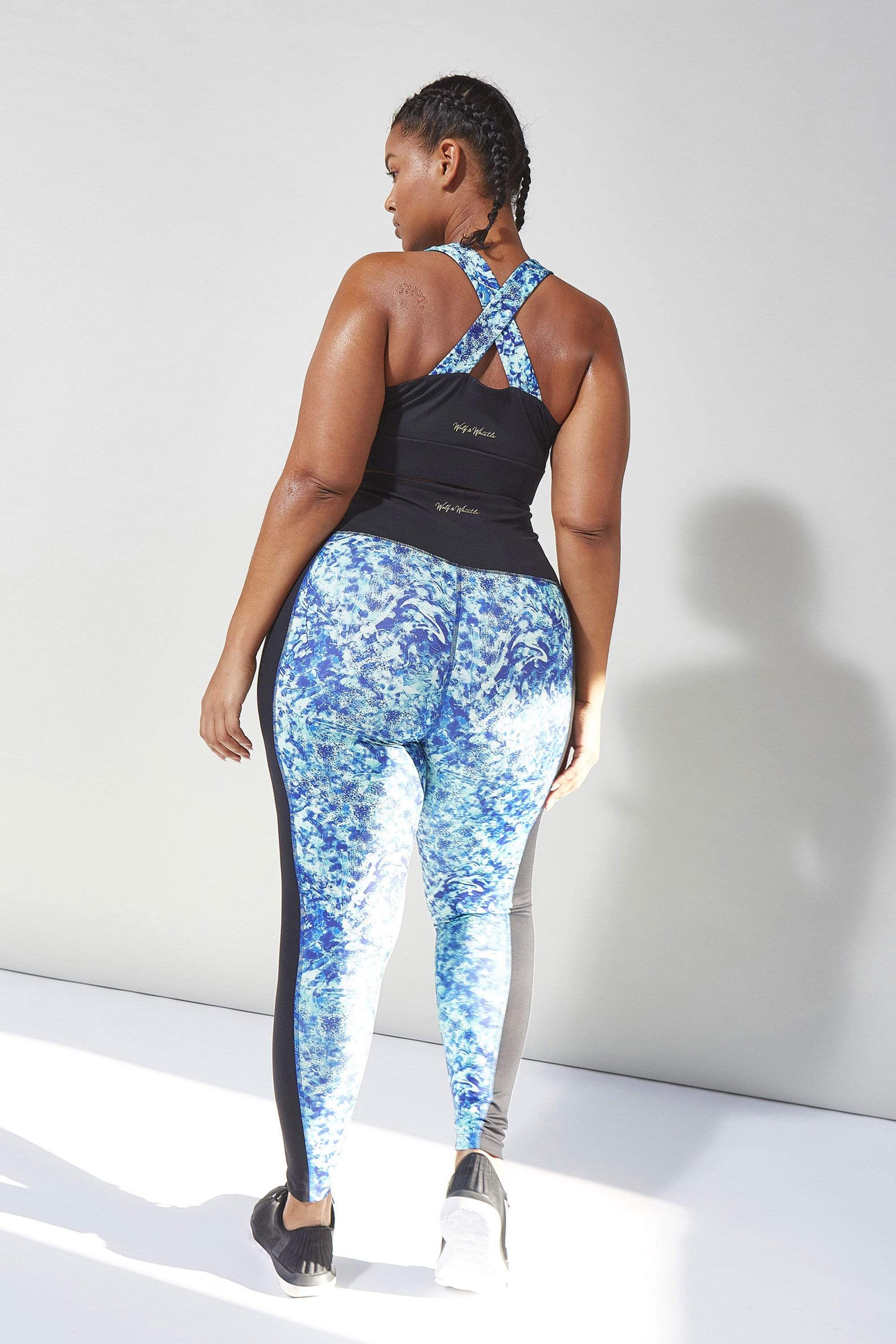Wolf & Whistle Curve Abstract Leggings - Image 2