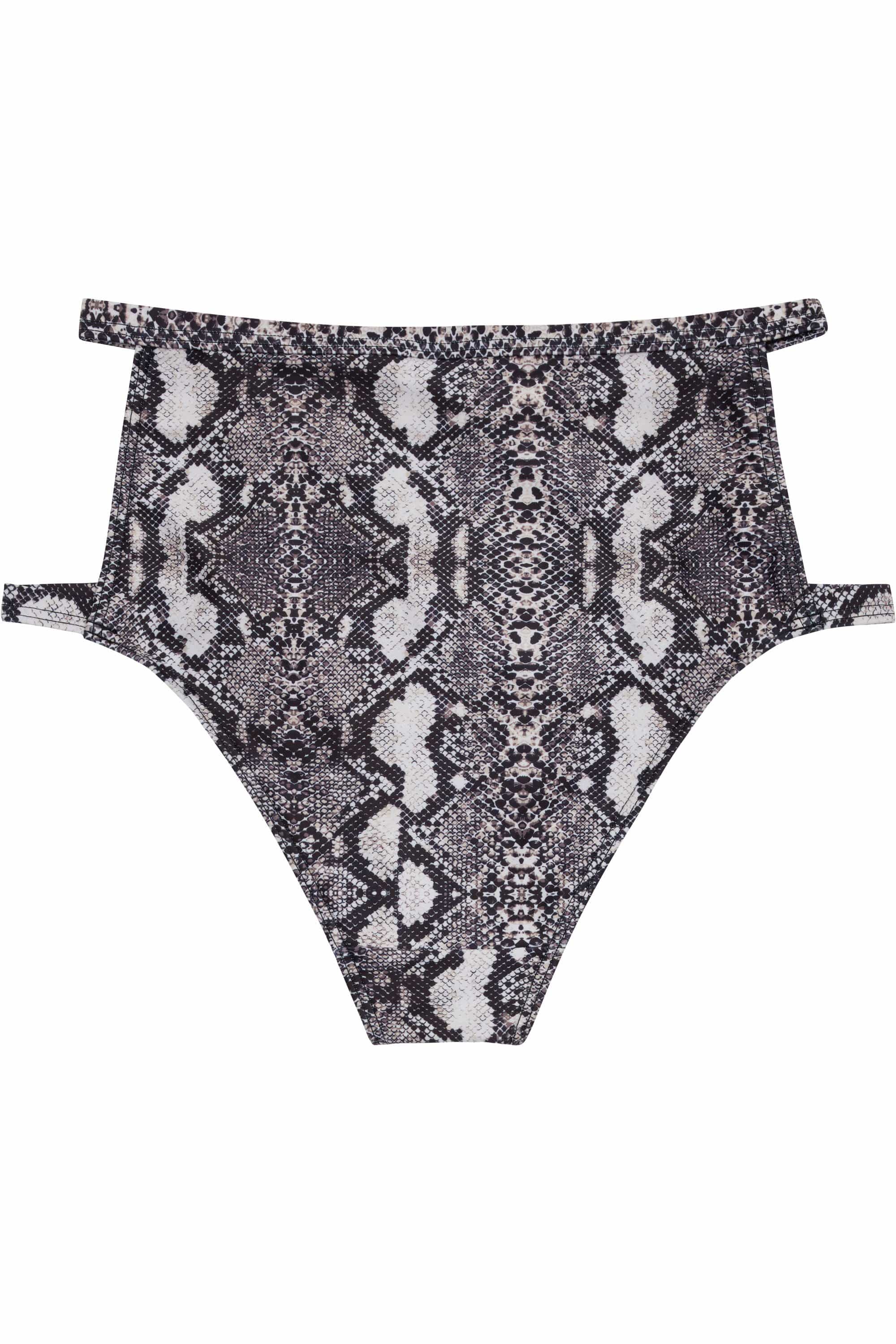 Wolf & Whistle Eco Snakeskin chain high waist brief - Image 4