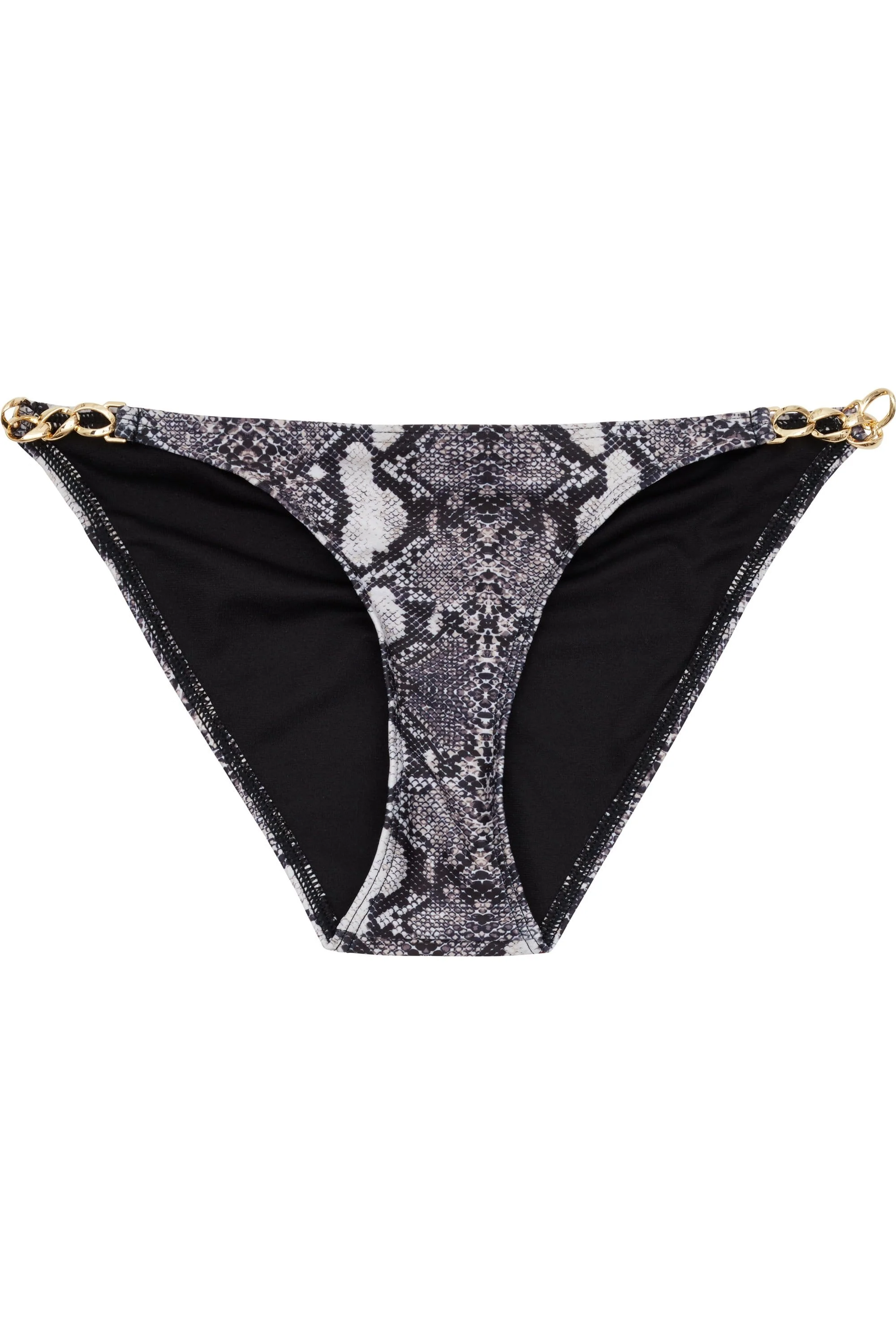 Wolf & Whistle Eco Snakeskin chain hipster brief - Image 3