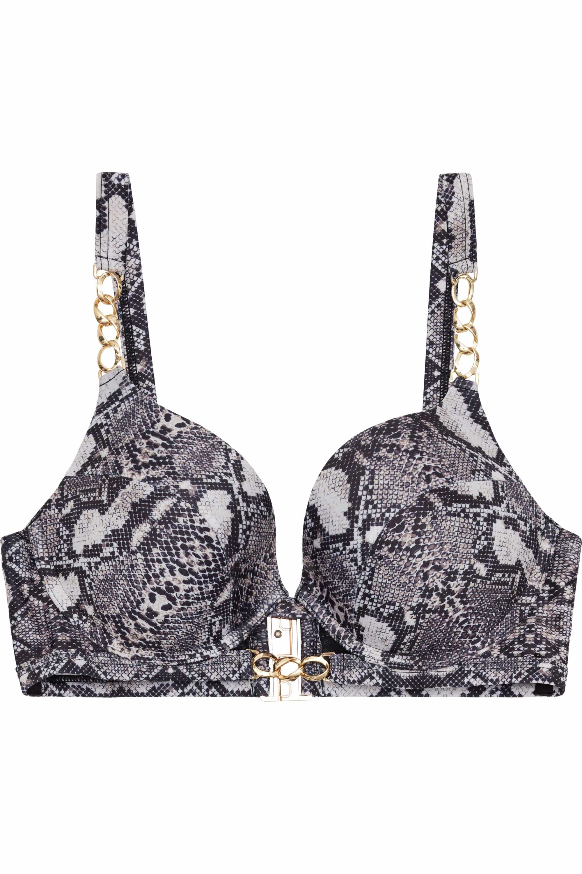 Wolf & Whistle Eco Snakeskin chain push up top B - F - Image 3