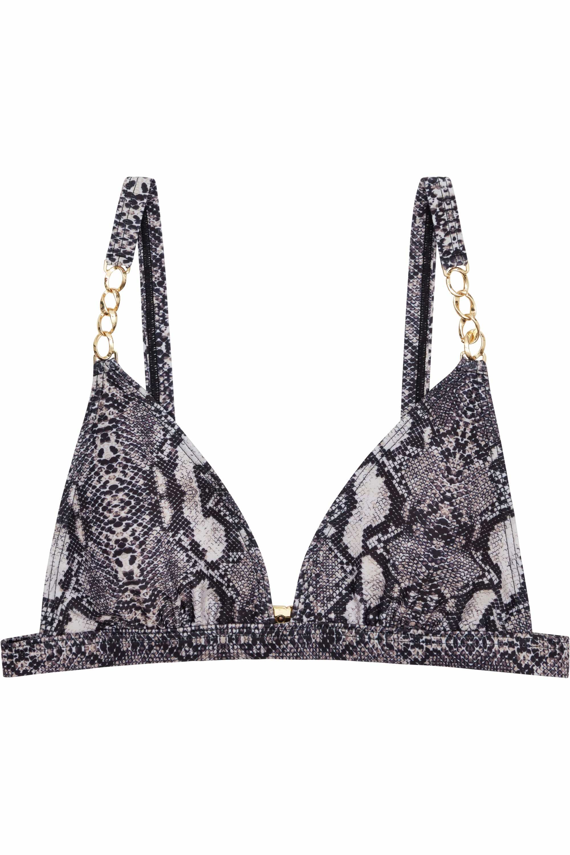Wolf & Whistle Eco Snakeskin chain triangle top B - F - Image 3