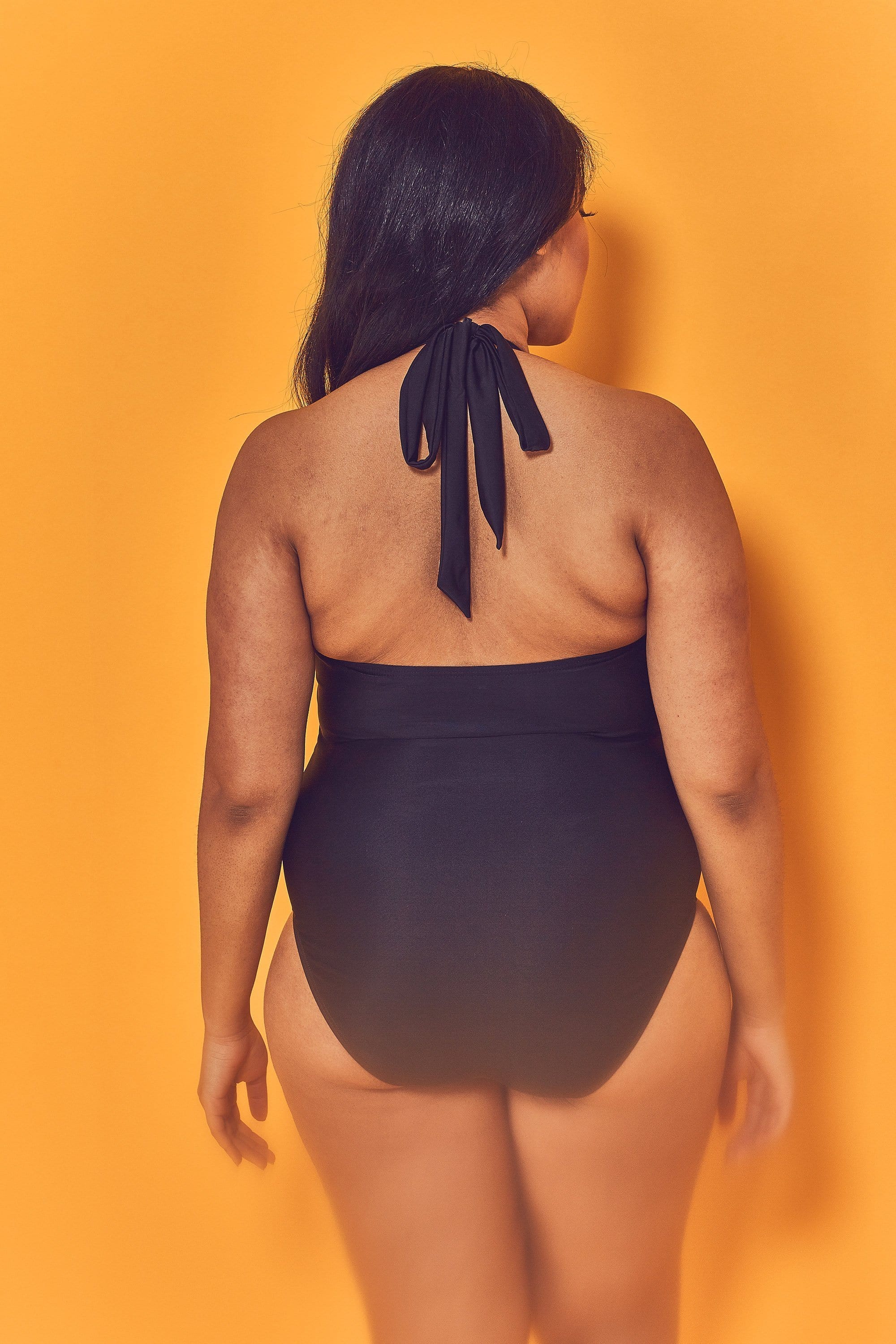 Wolf & Whistle Embroidered Plunge Swimsuit Curve - Image 6