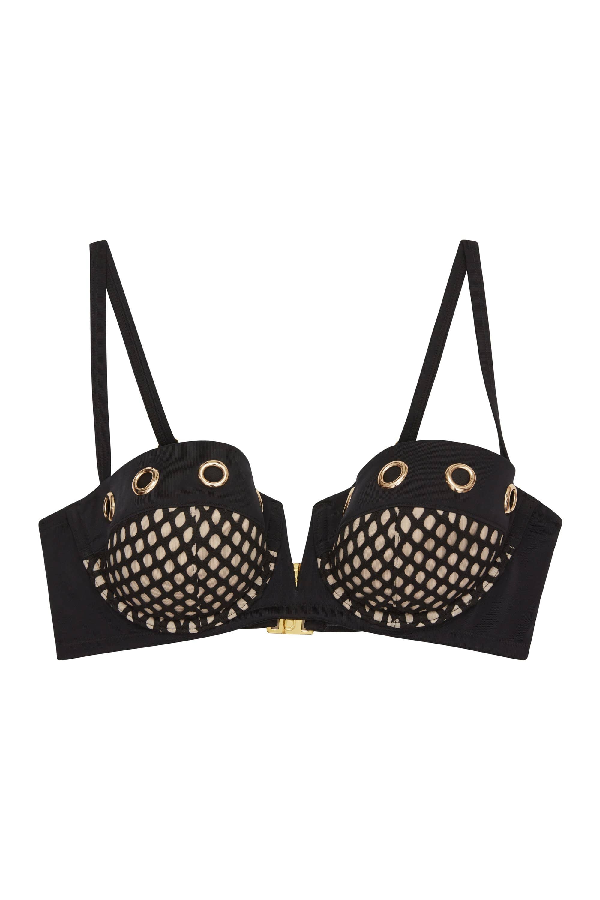 Wolf & Whistle Eyelet underwired balcony top - Image 3