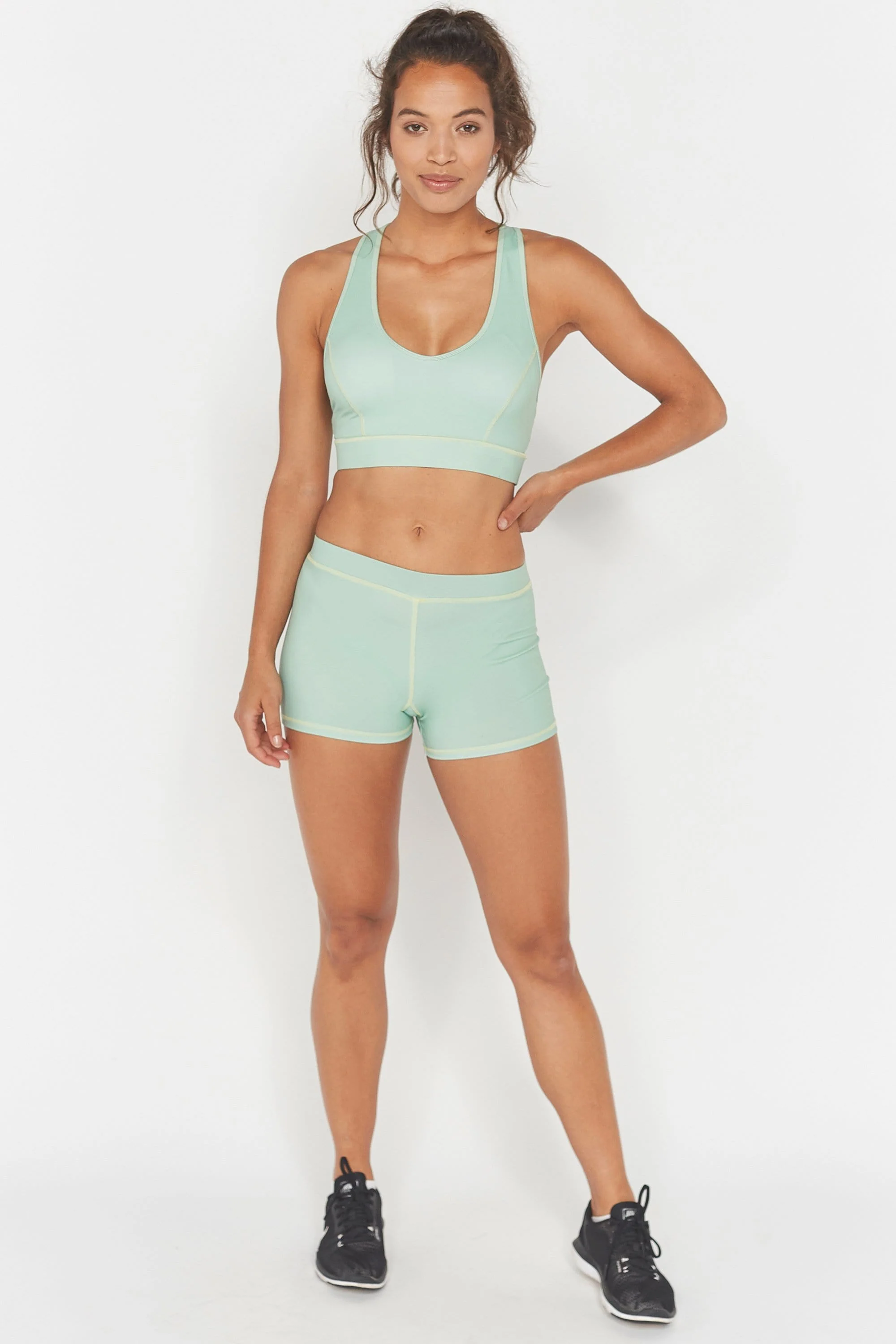 Wolf & Whistle Green shorts - Image 4