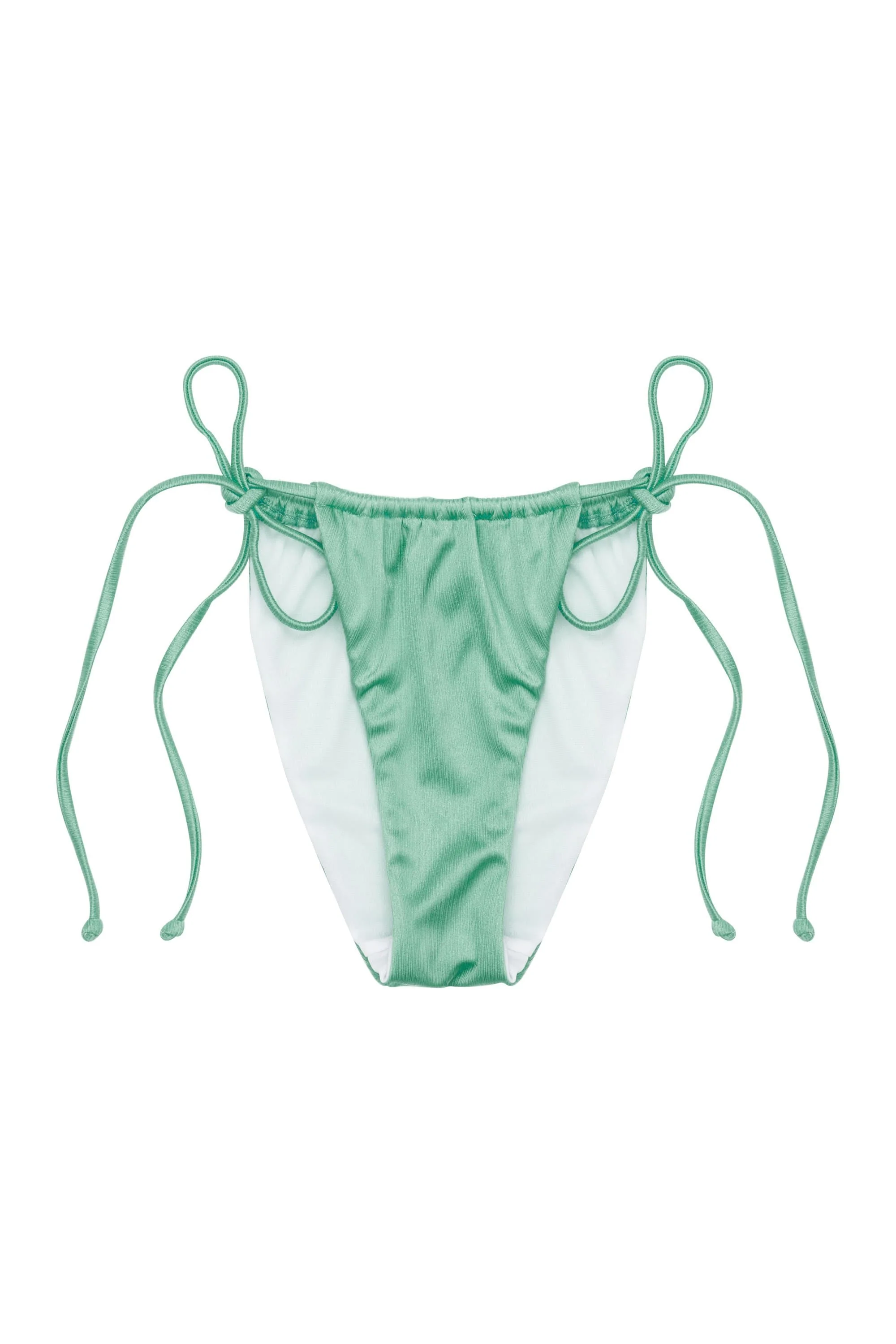 Wolf & Whistle High shine tie side brief mint - Image 2