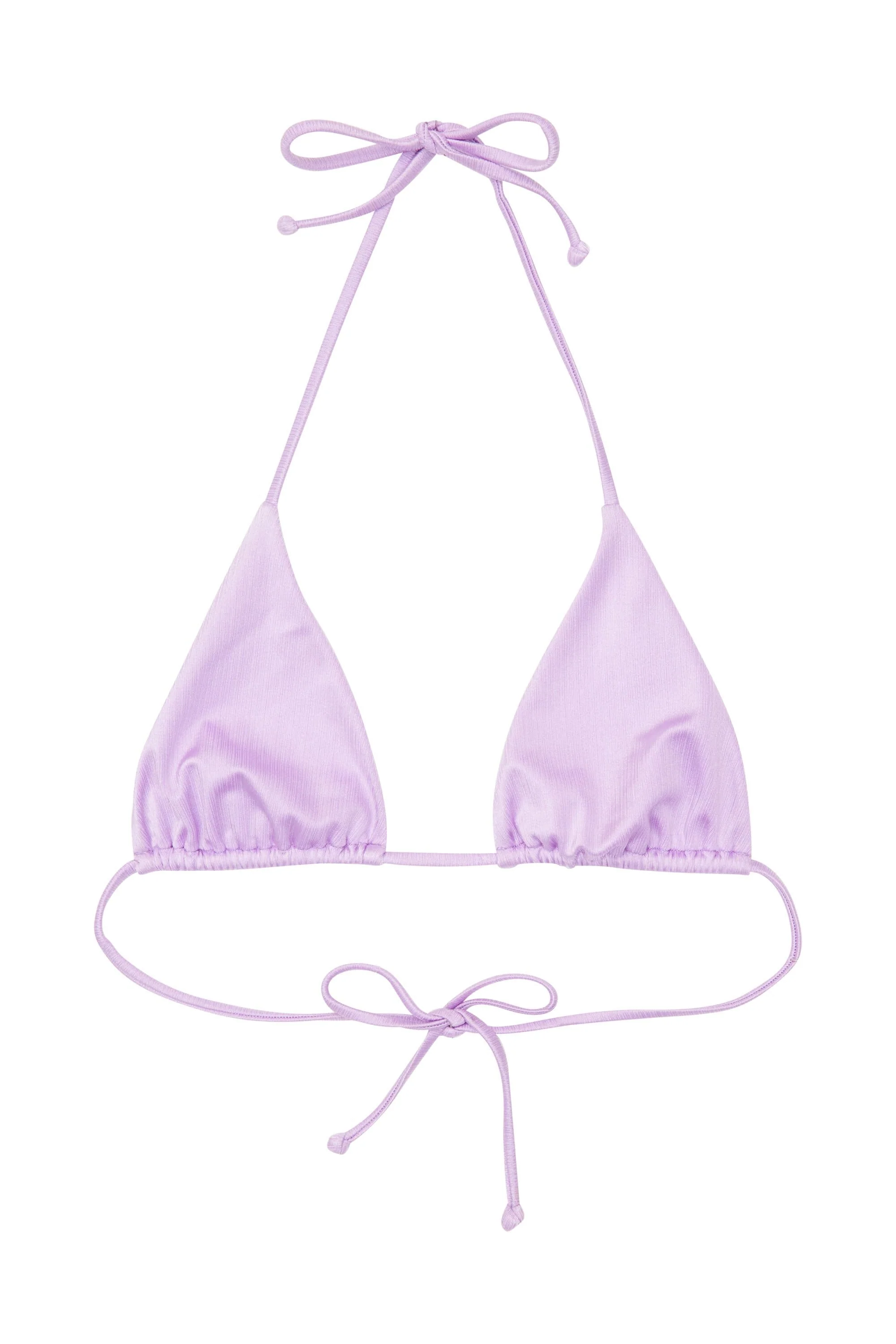 Wolf & Whistle High shine triangle top lilac - Image 2