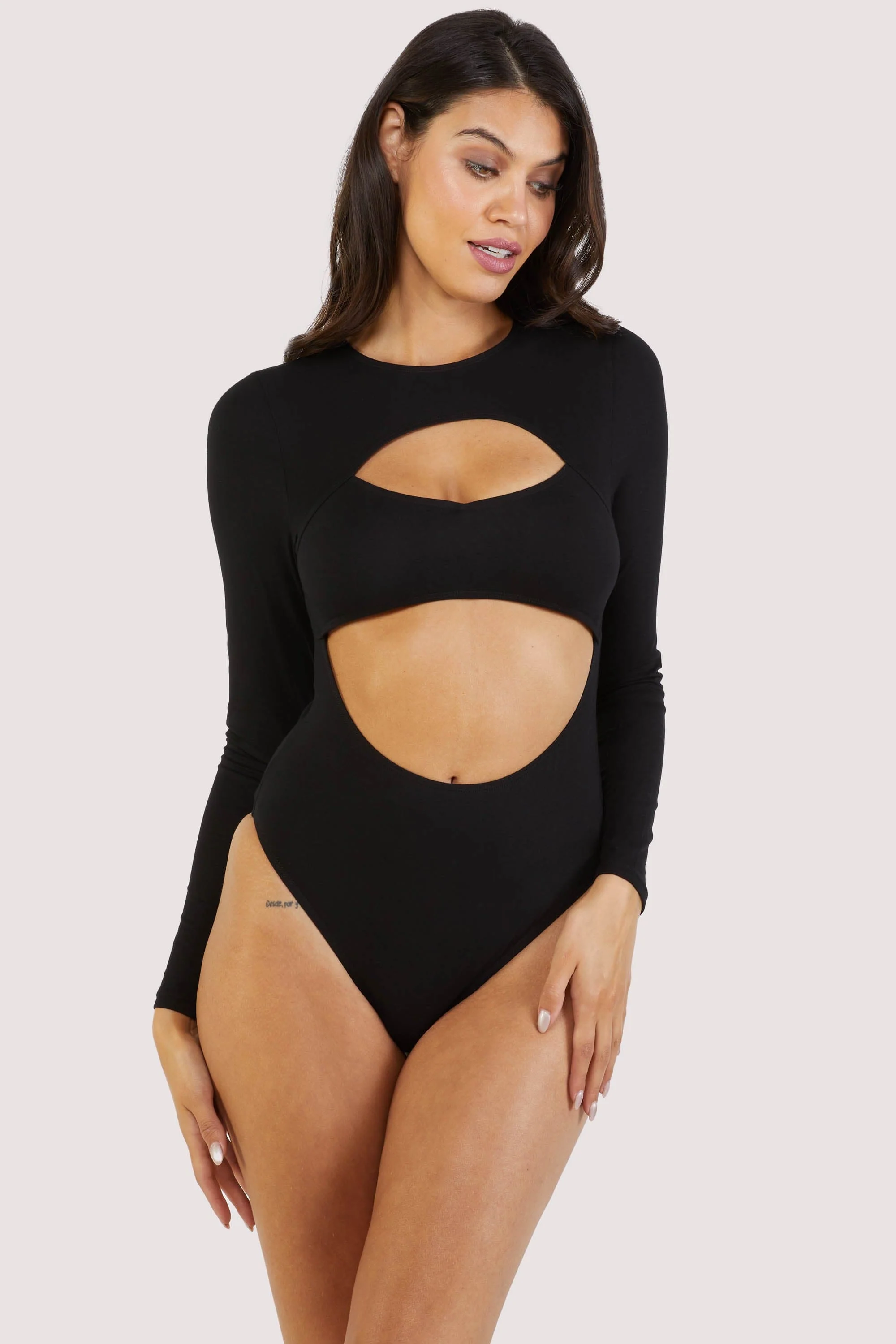 Laurel cut-out jersey long-sleeved body - Image 6