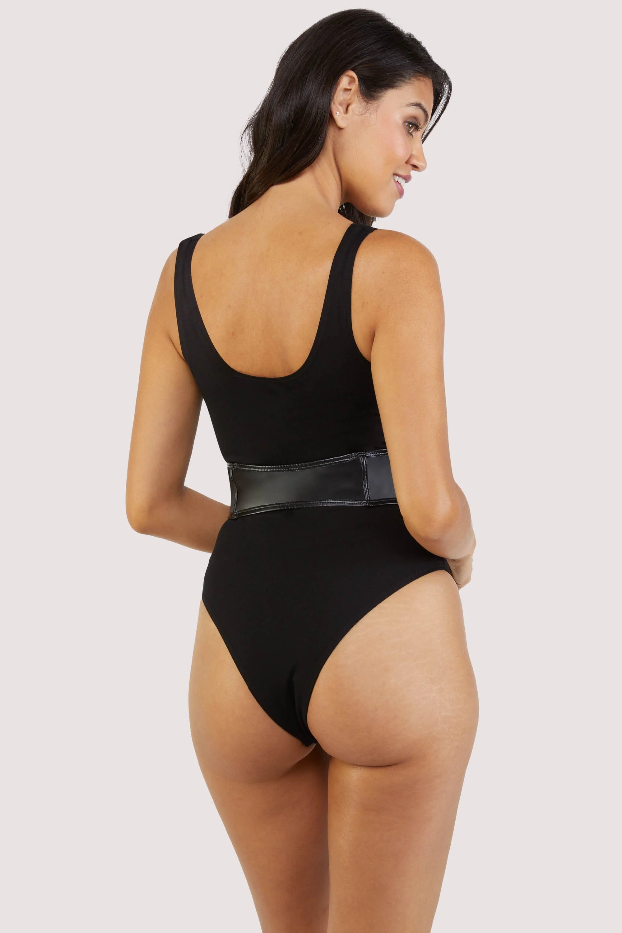 Melody jersey body with PU panel - Image 3