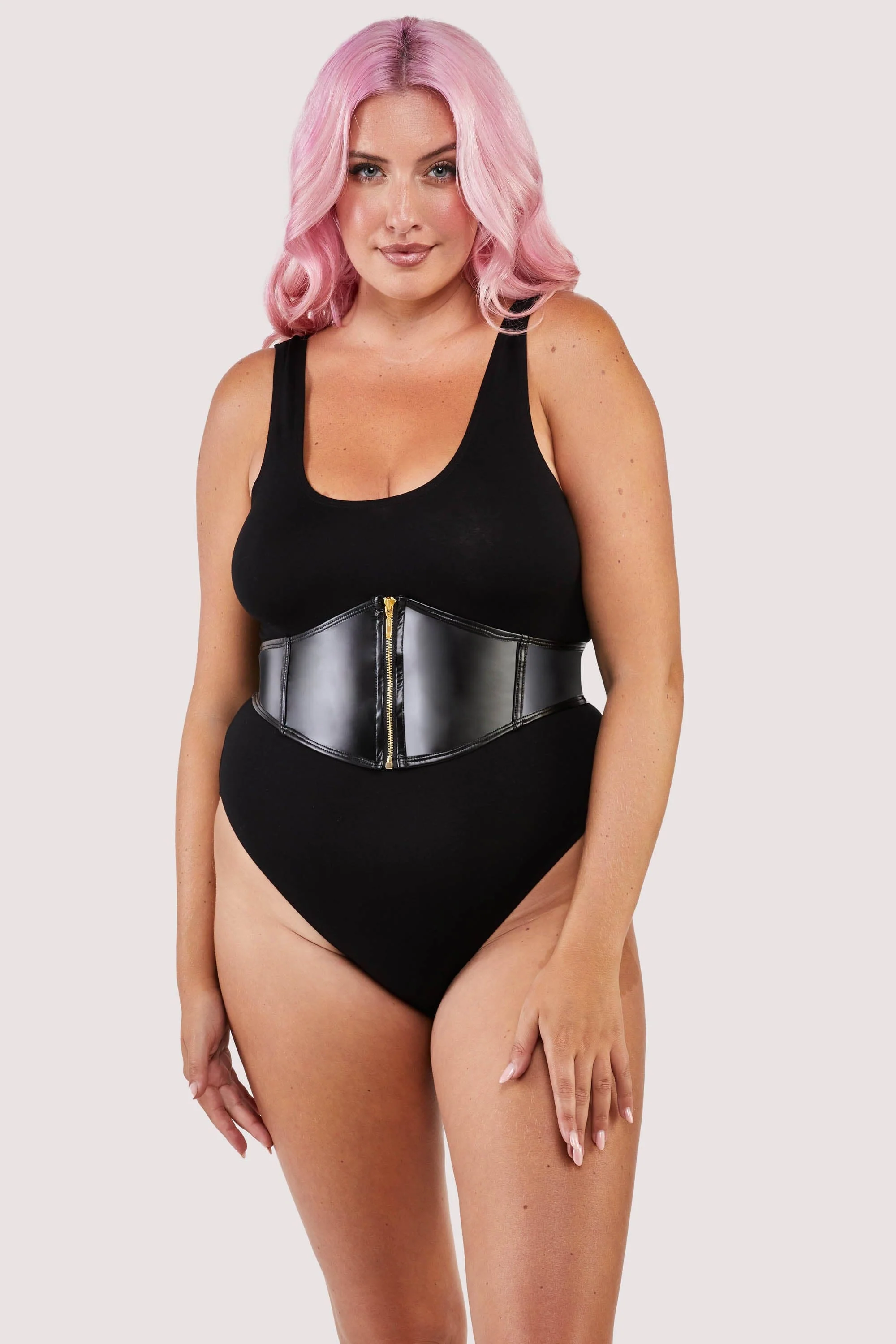 Melody jersey body with PU panel - Image 5