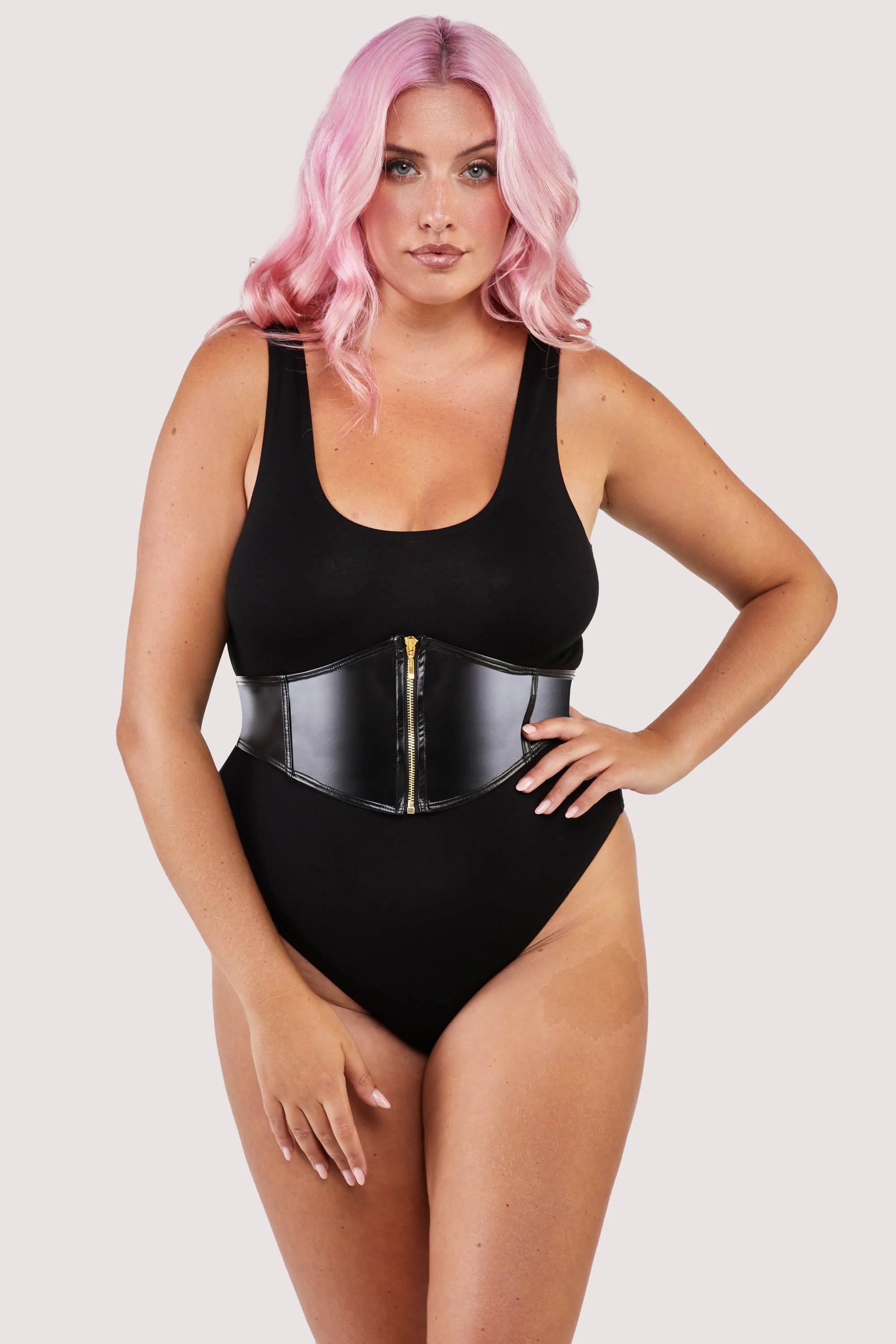Melody jersey body with PU panel - Image 6