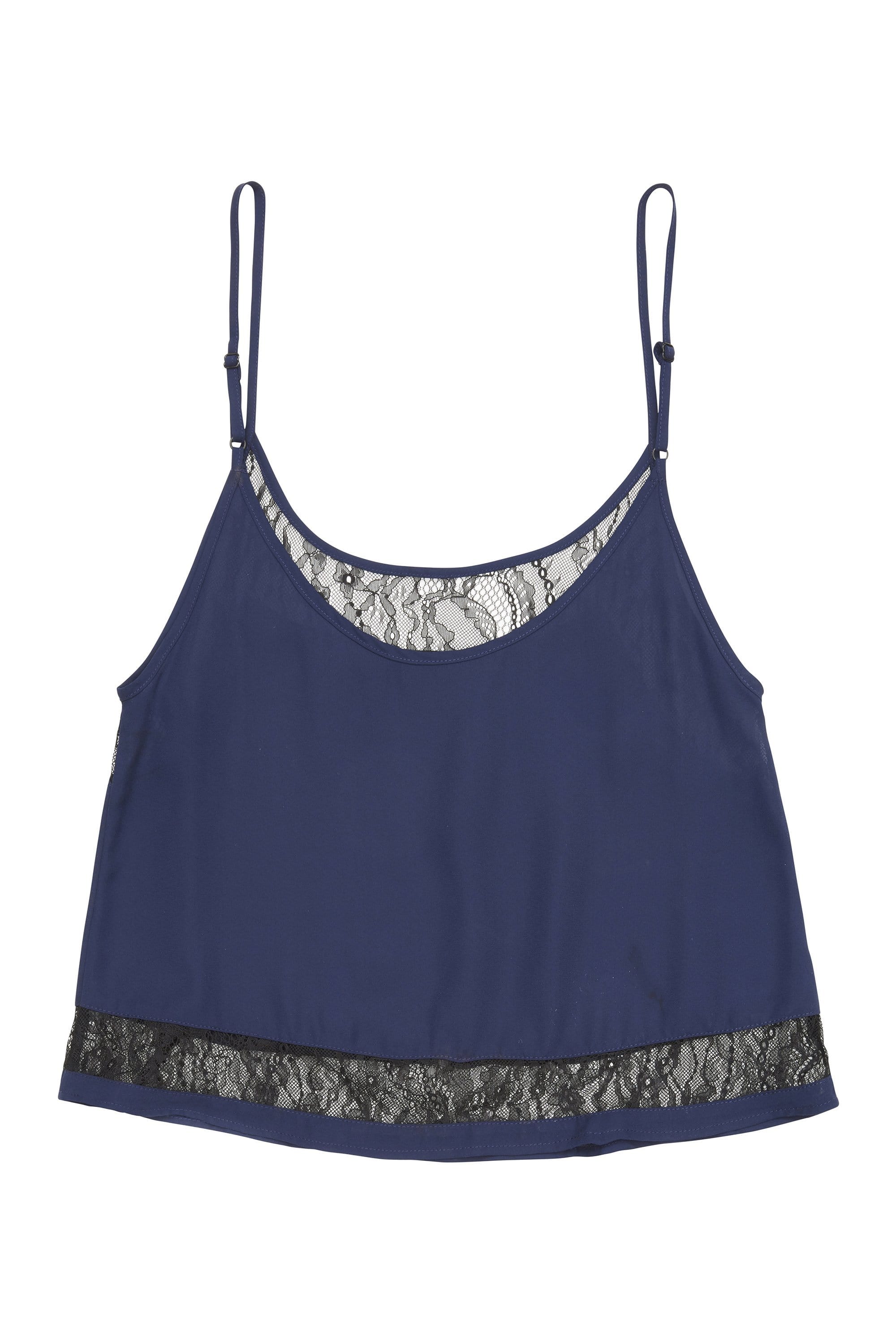 Nicole Navy Lace Panel PJ Set - Image 4