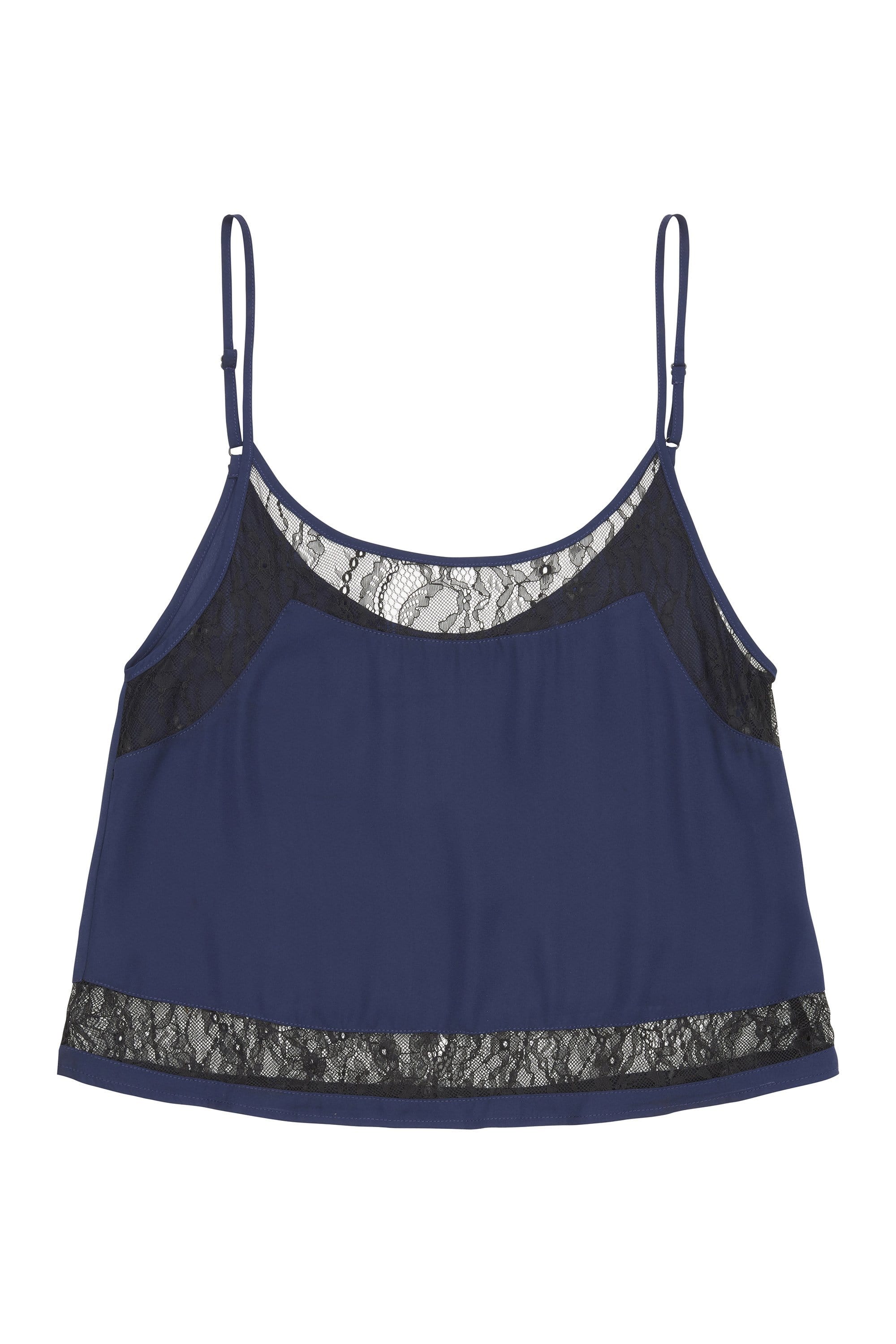 Nicole Navy Lace Panel PJ Set - Image 5