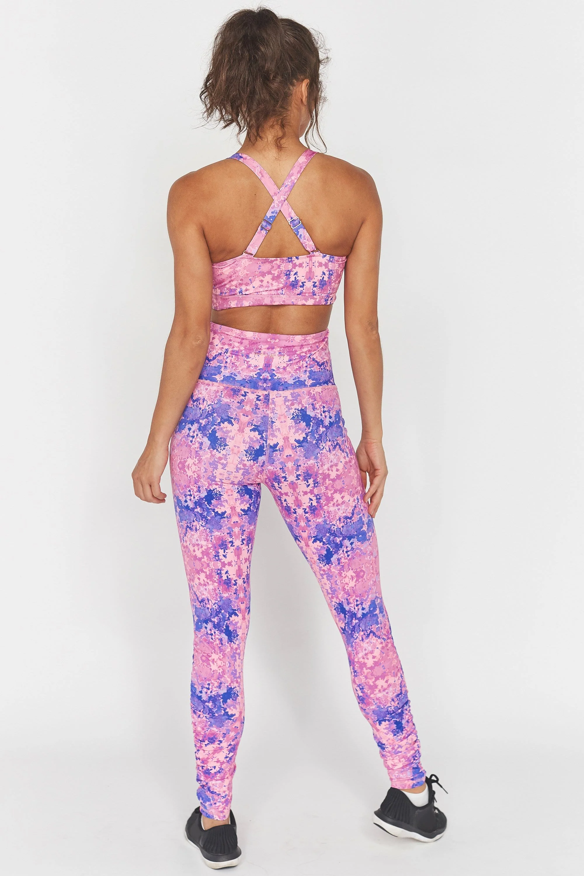 Wolf & Whistle Pink Marble Leggings - Image 5