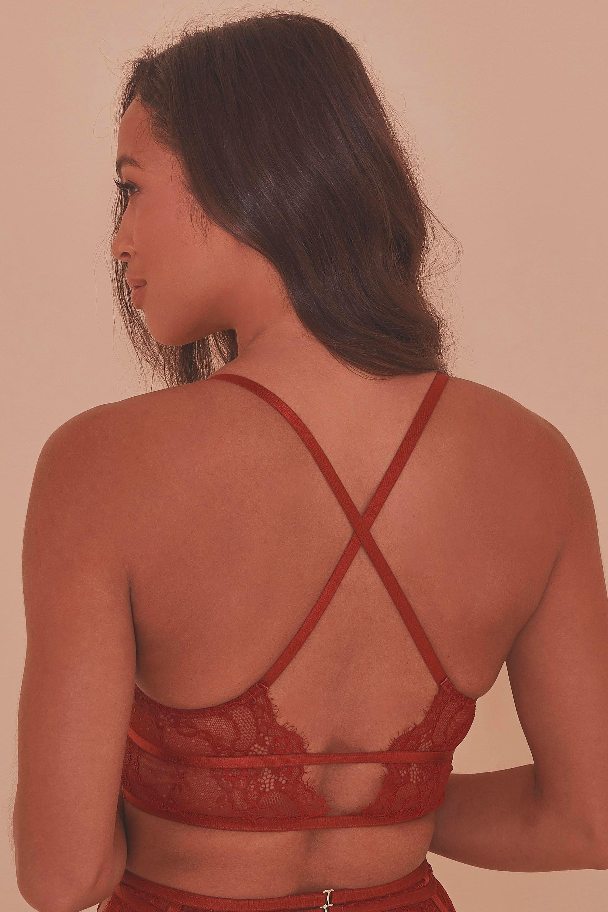 Wolf & Whistle Roslyn Double Bow Bralette - Image 2