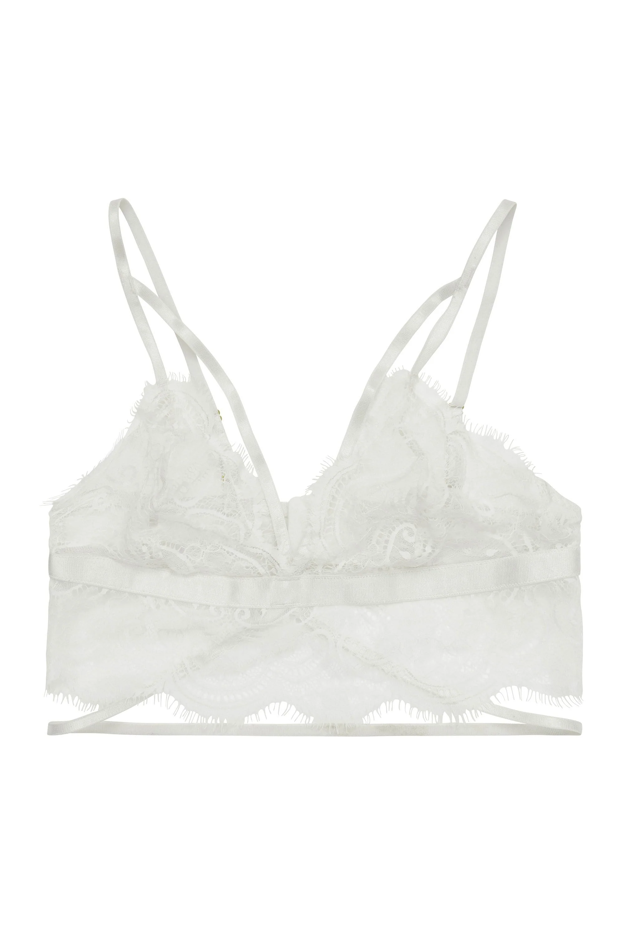 Tanja white lace soft cup bra - Image 3