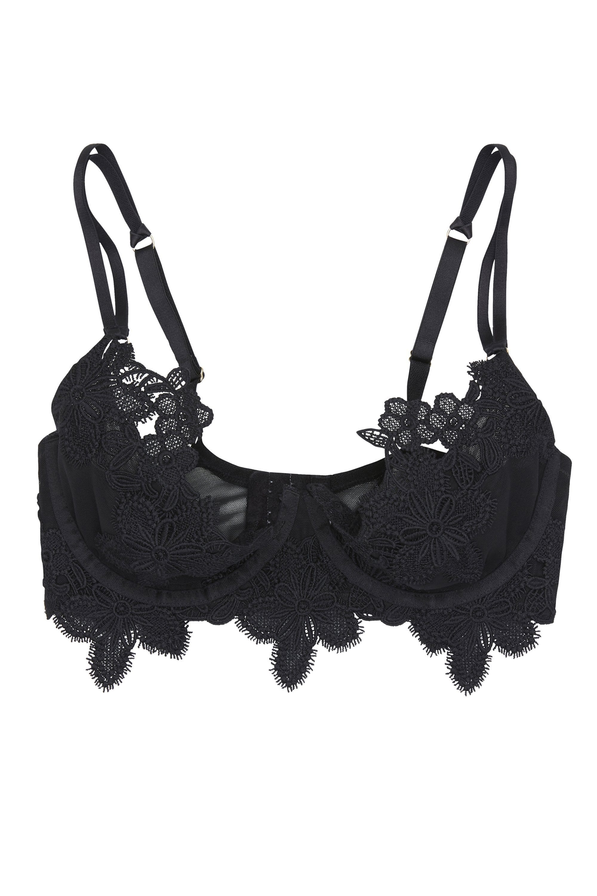 WW x Charlotte McKinney Alyssa Floral Applique Bra B - F - Image 4