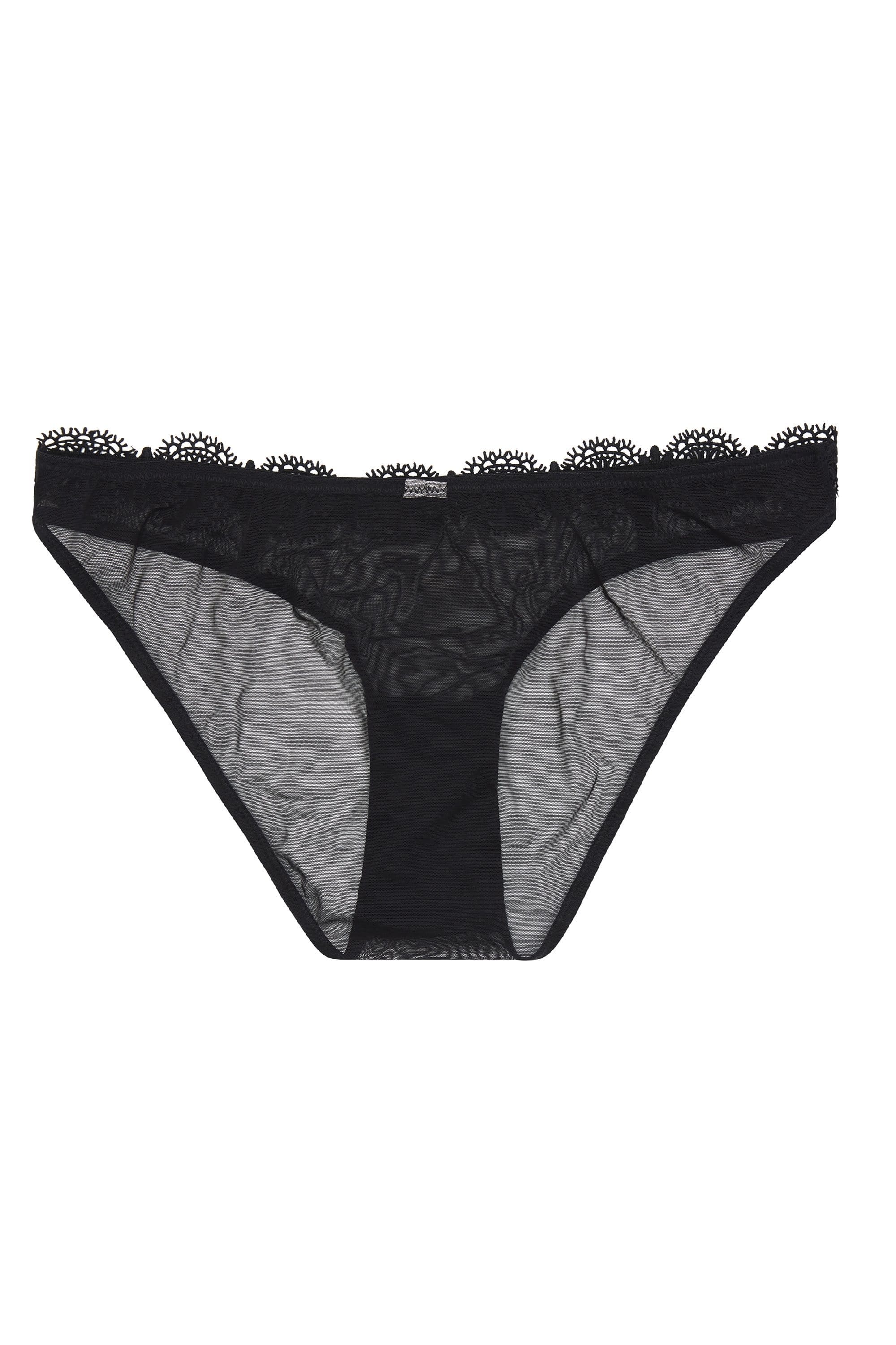 WW x Charlotte McKinney Astrid Mesh and lace brief - Image 4