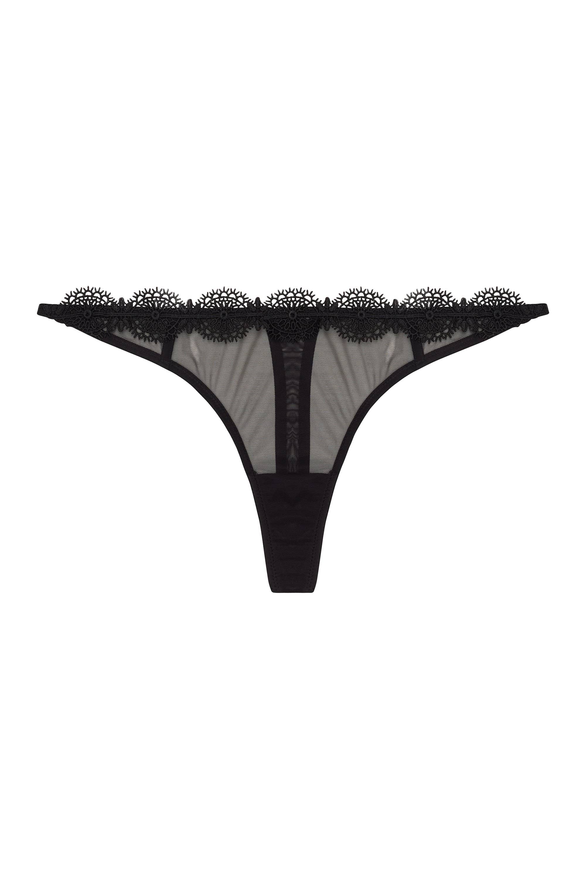 WW x Charlotte McKinney Astrid Mesh and lace thong - Image 3