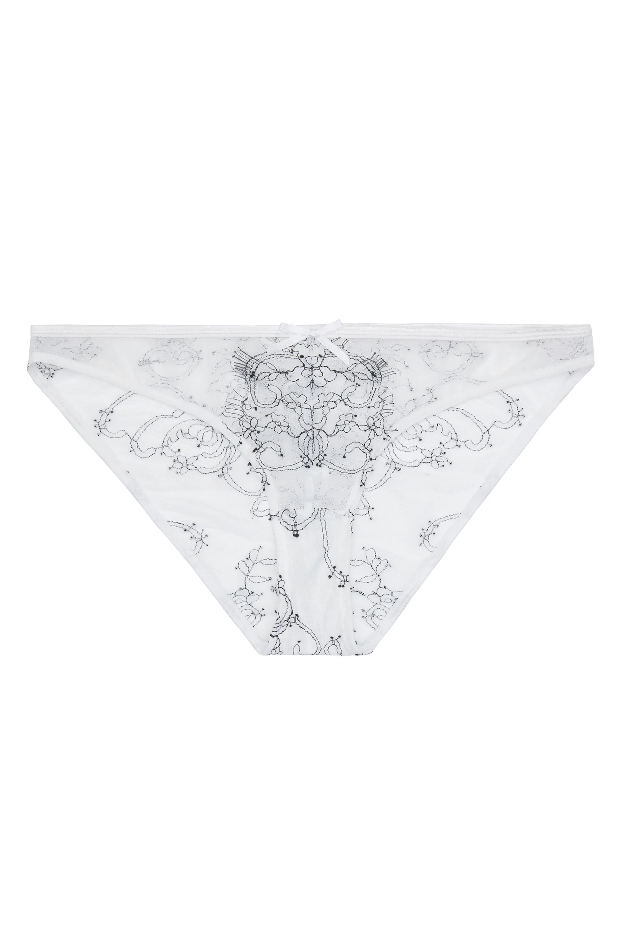 WW x Charlotte McKinney Brooke White Chord Detail Brief - Image 3