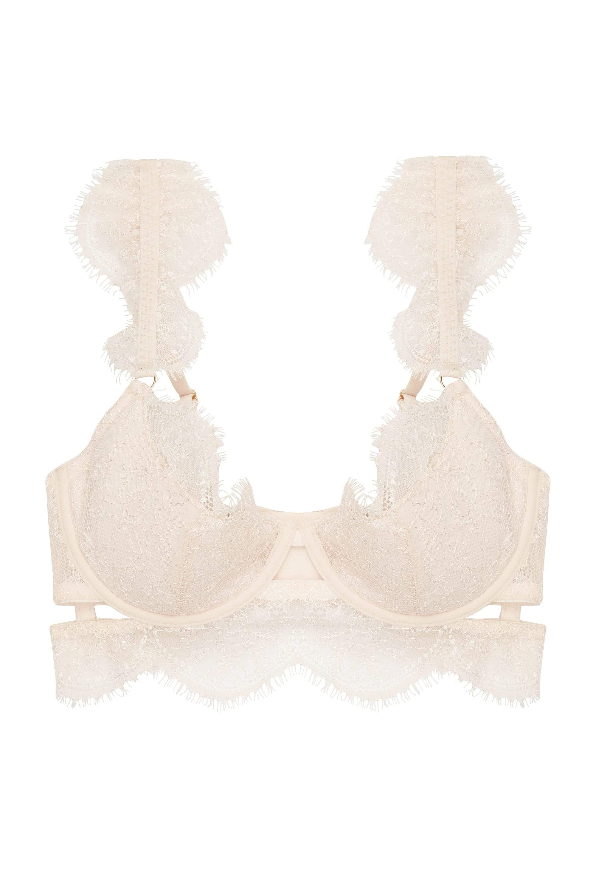 WW x Charlotte McKinney Gigi Blush Cut Out Plunge Bra B - F - Image 4
