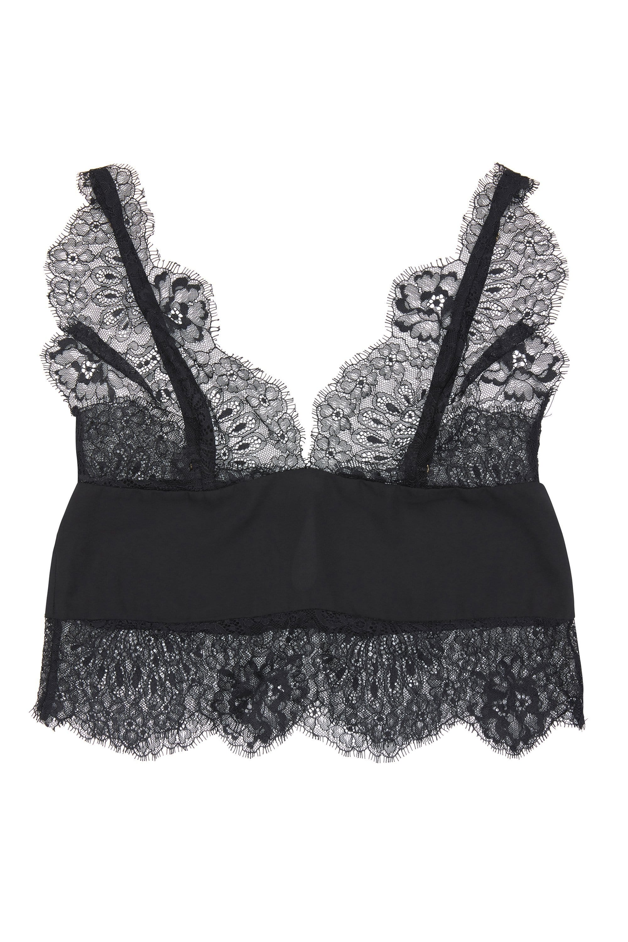 WW x Charlotte McKinney Siena Lace Trim Vest & Short Set - Image 4