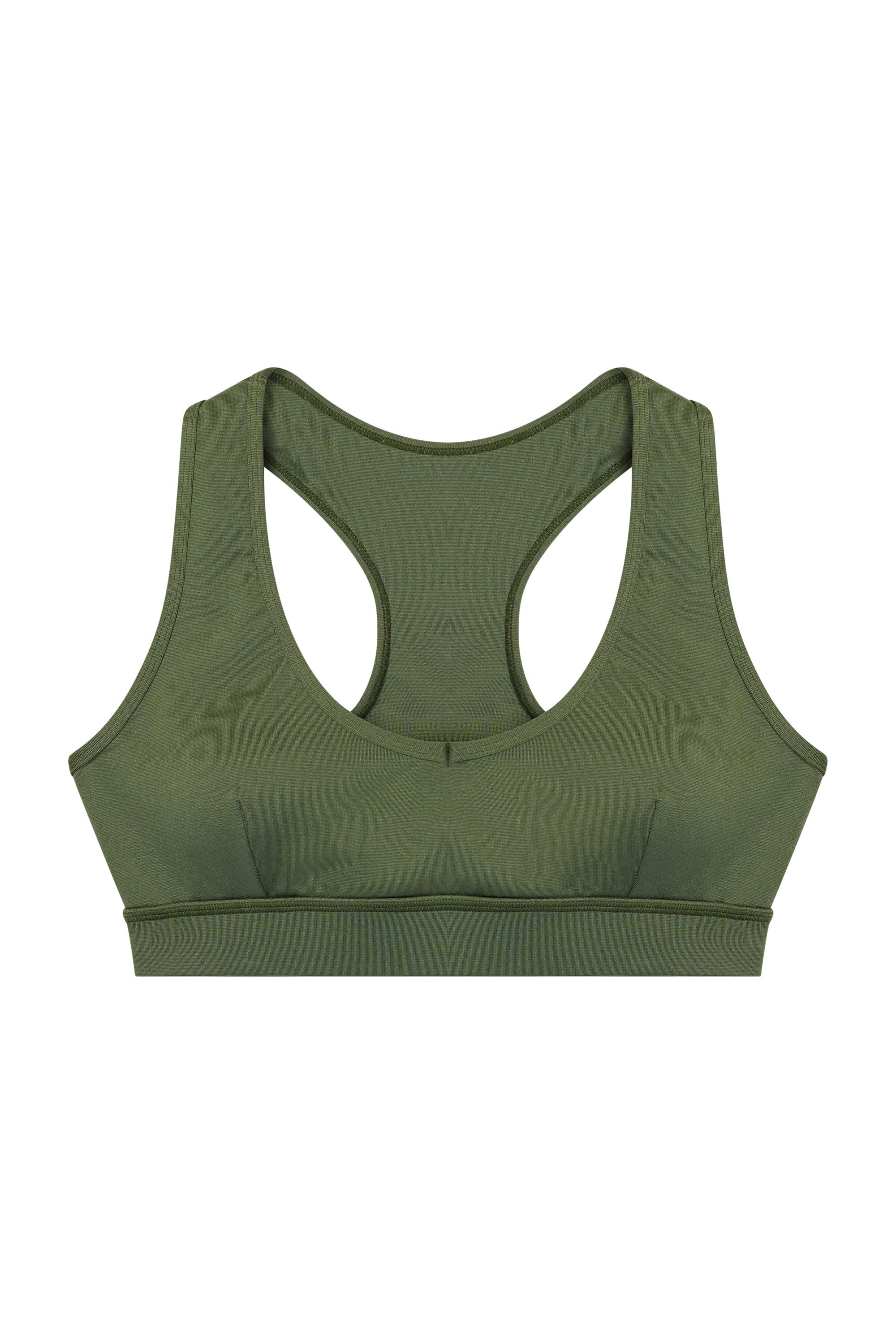 Eco Dusty Olive Racer Back Bra - Image 5