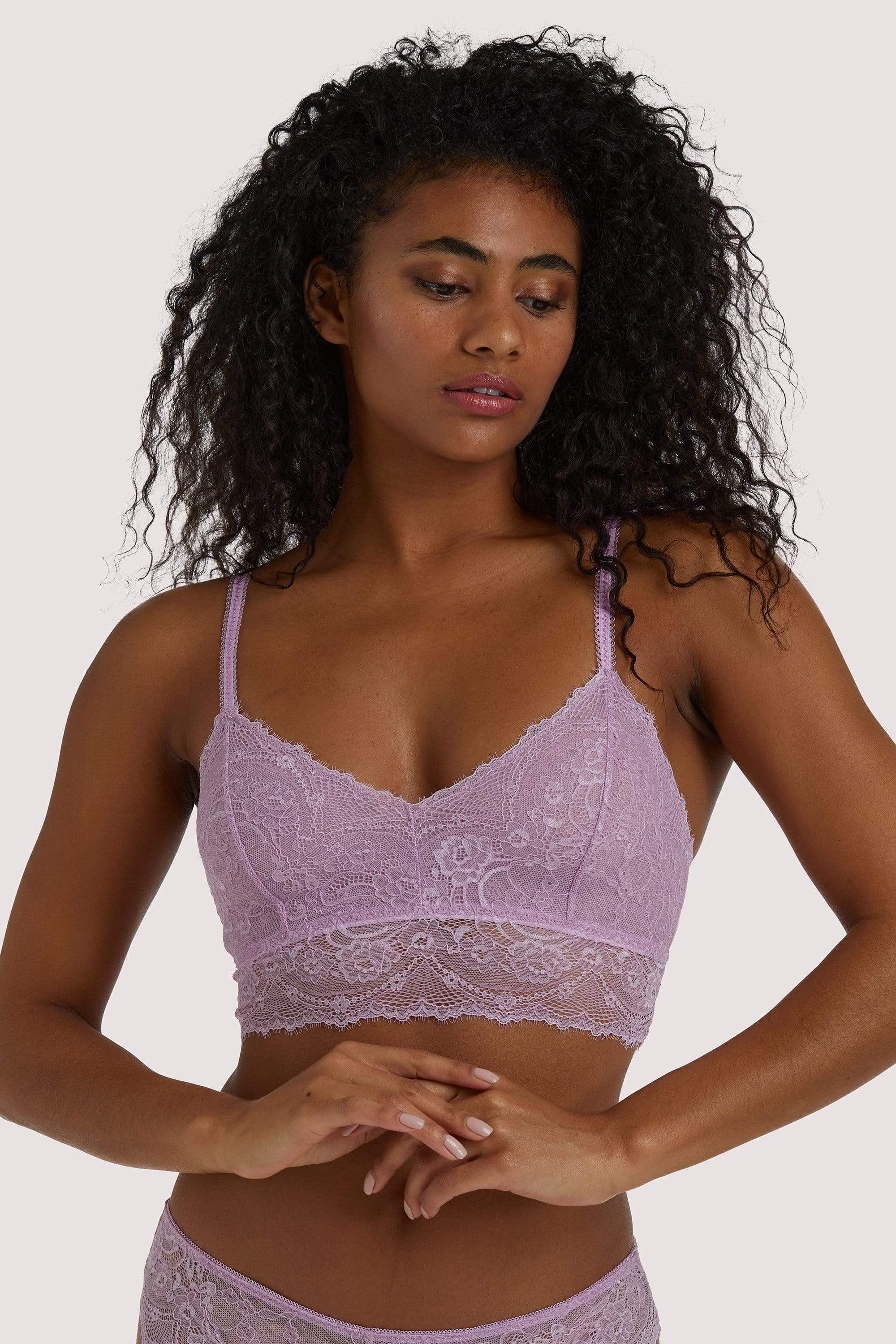Ariana Lilac Everyday Lace Bralette - Image 2