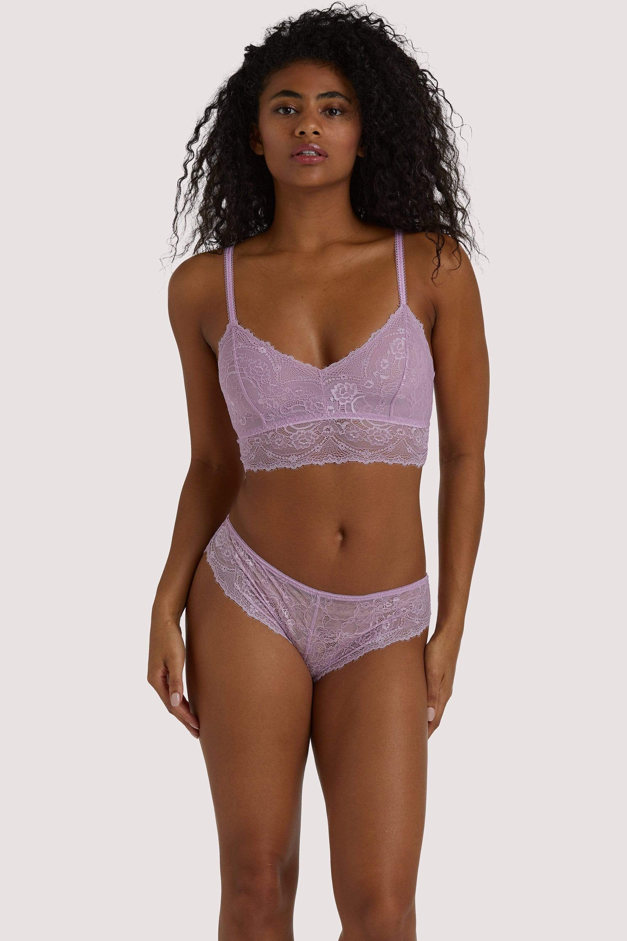 Ariana Lilac Everyday Lace Bralette - Image 3