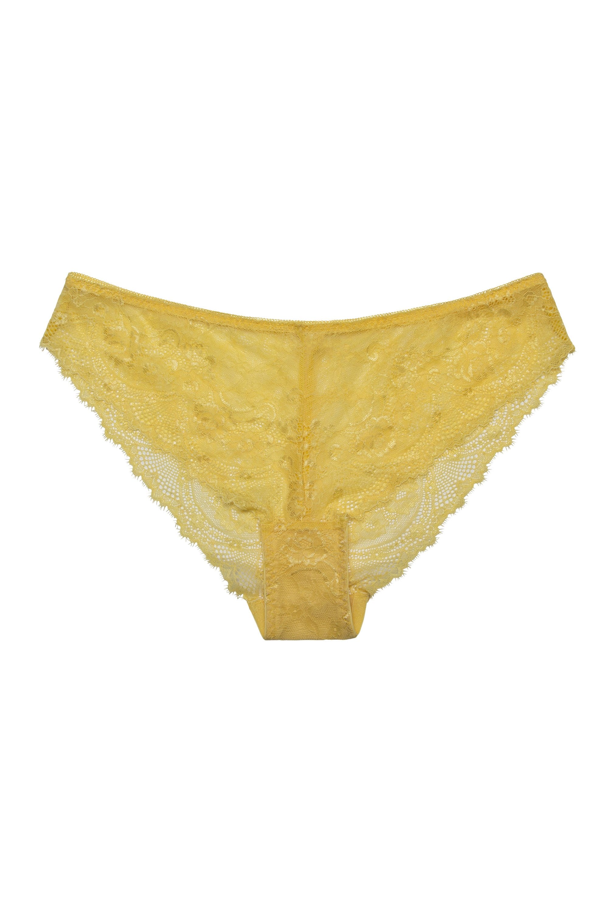 Ariana Yellow Everyday Lace Brief - Image 5