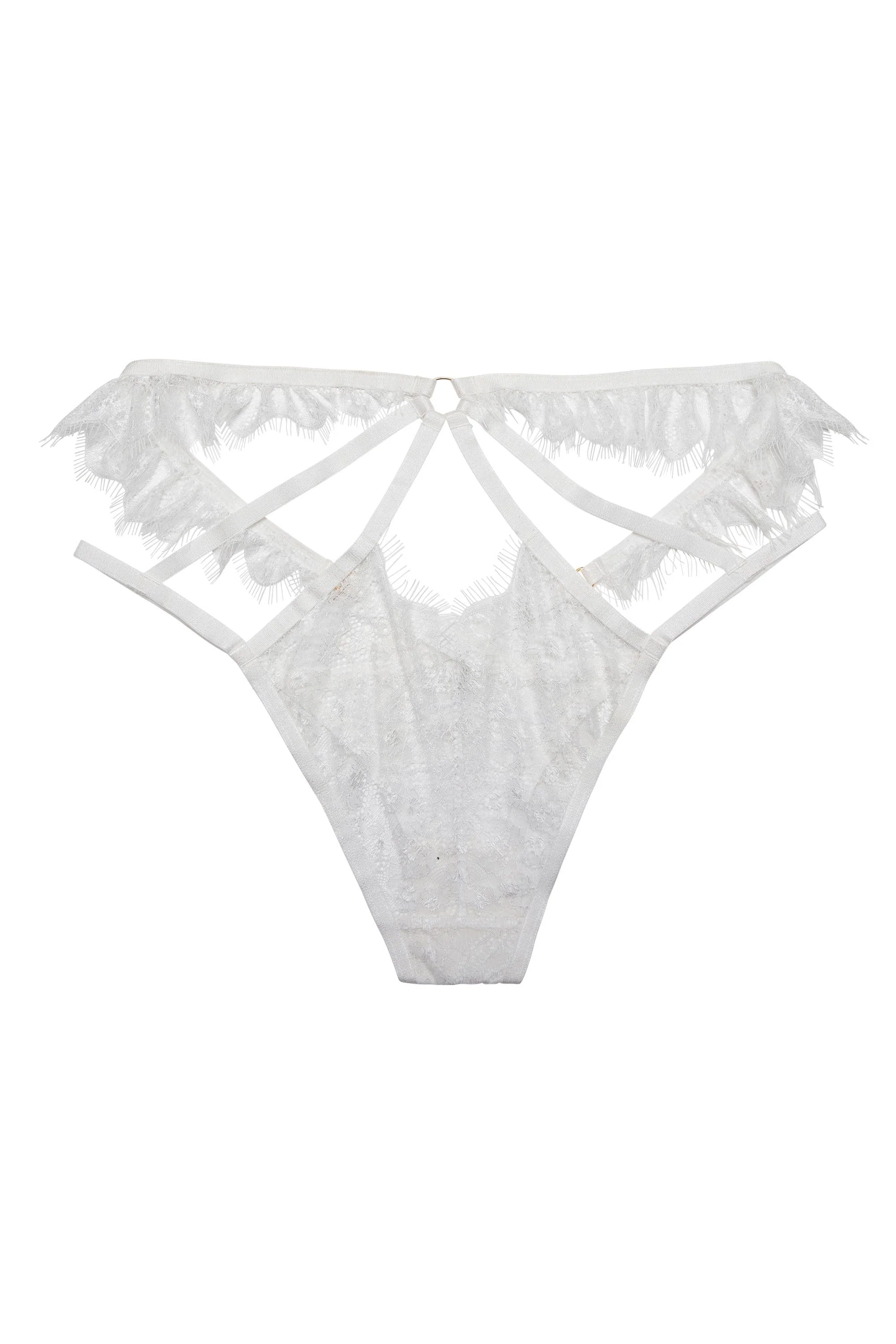 Chantal White Brazilian Brief - Image 5