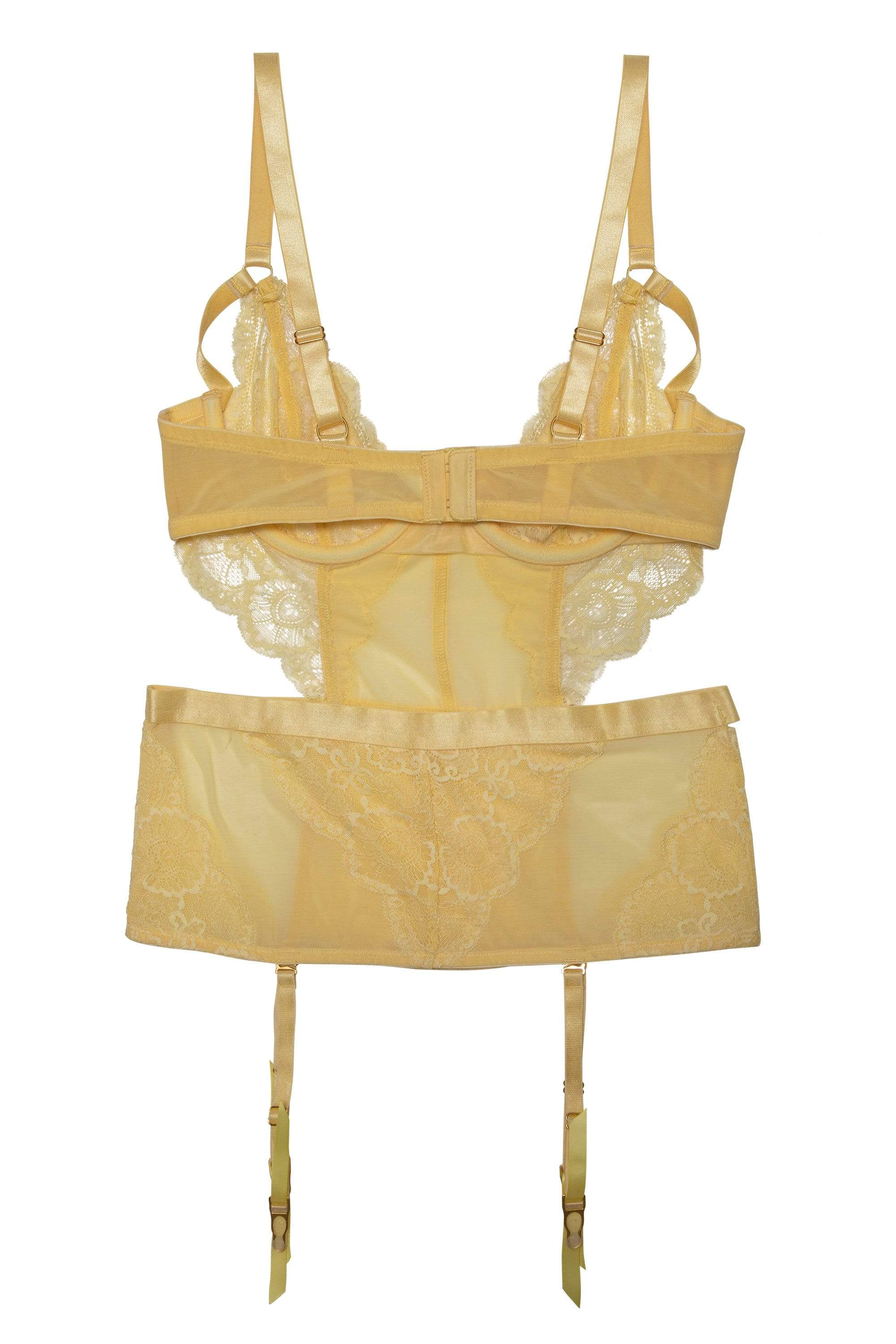 Paola Lemon Lace Basque - Image 6