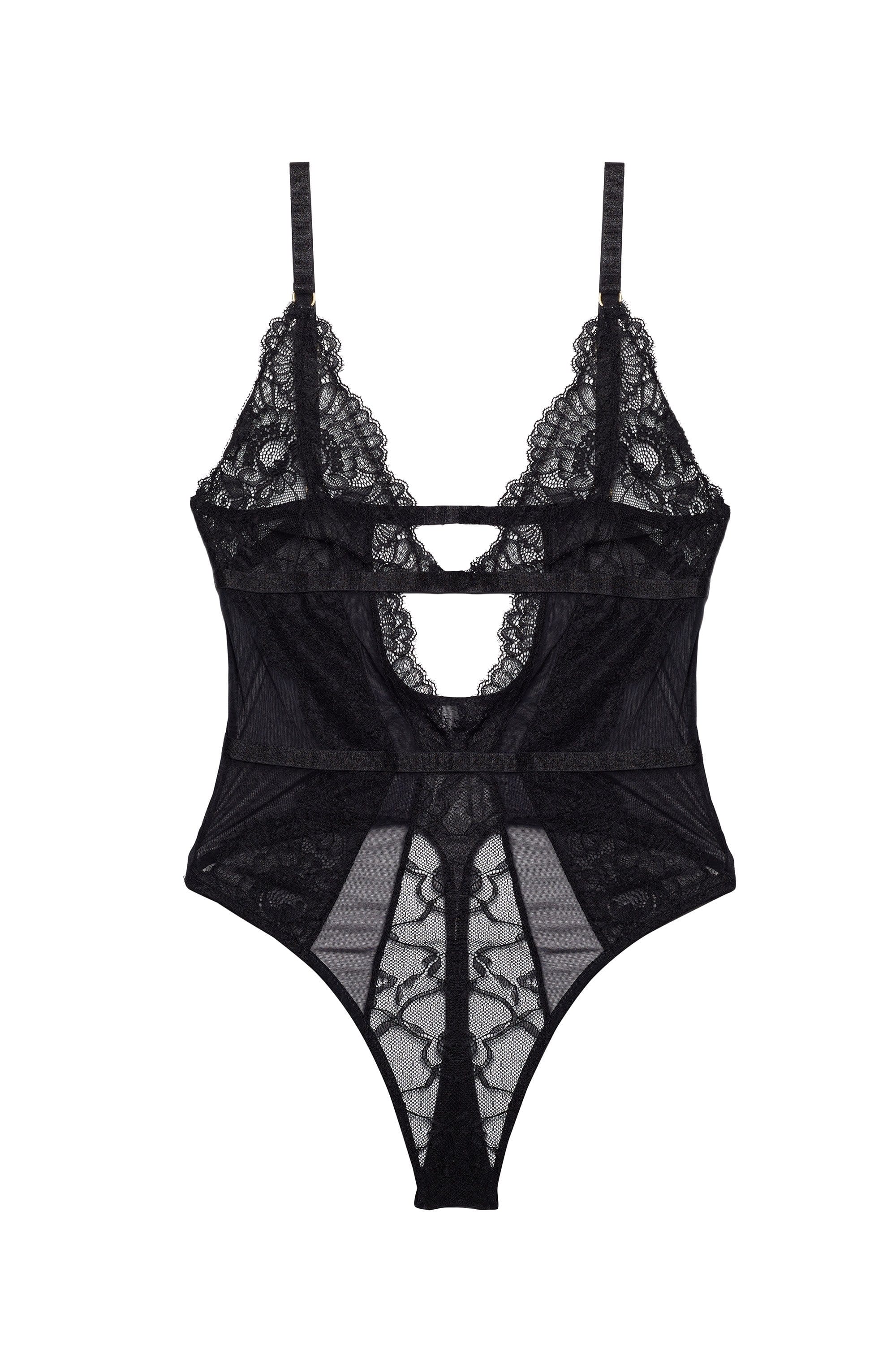 Ember Black Lace & Mesh Body - Image 4