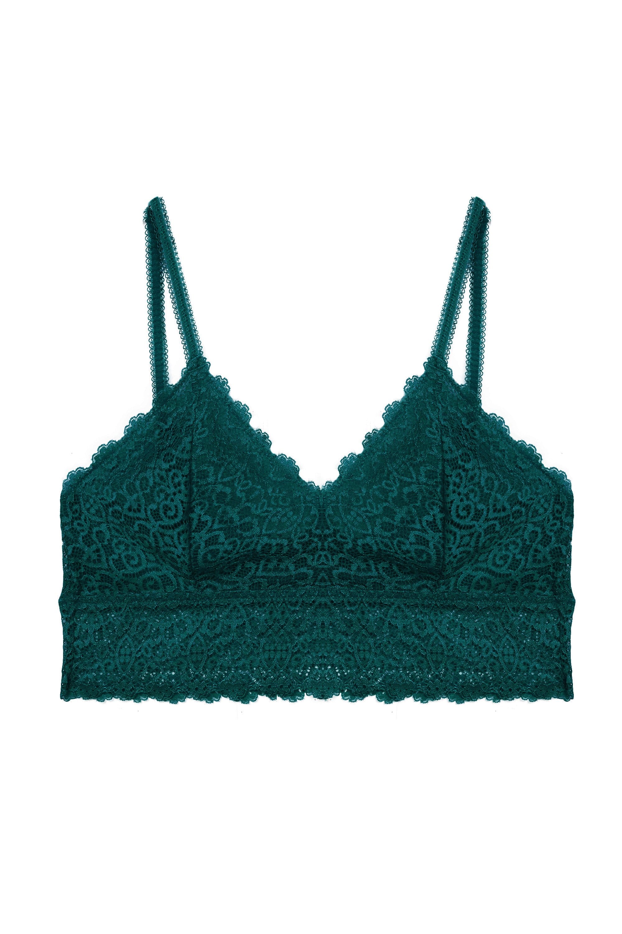 Ariana Teal Everyday Lace Bralette - Image 4