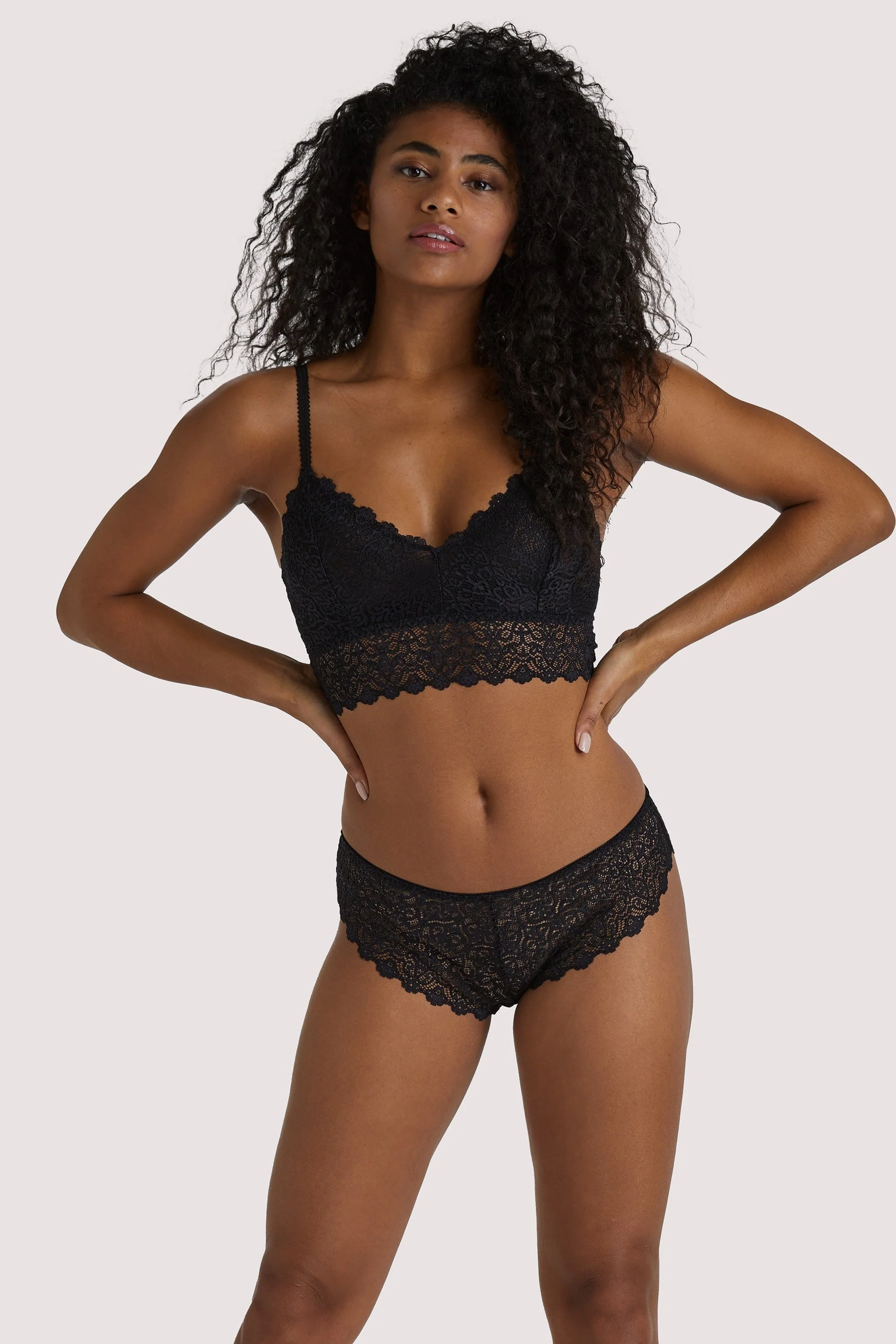 Ariana Black Everyday Lace Brief - Image 3