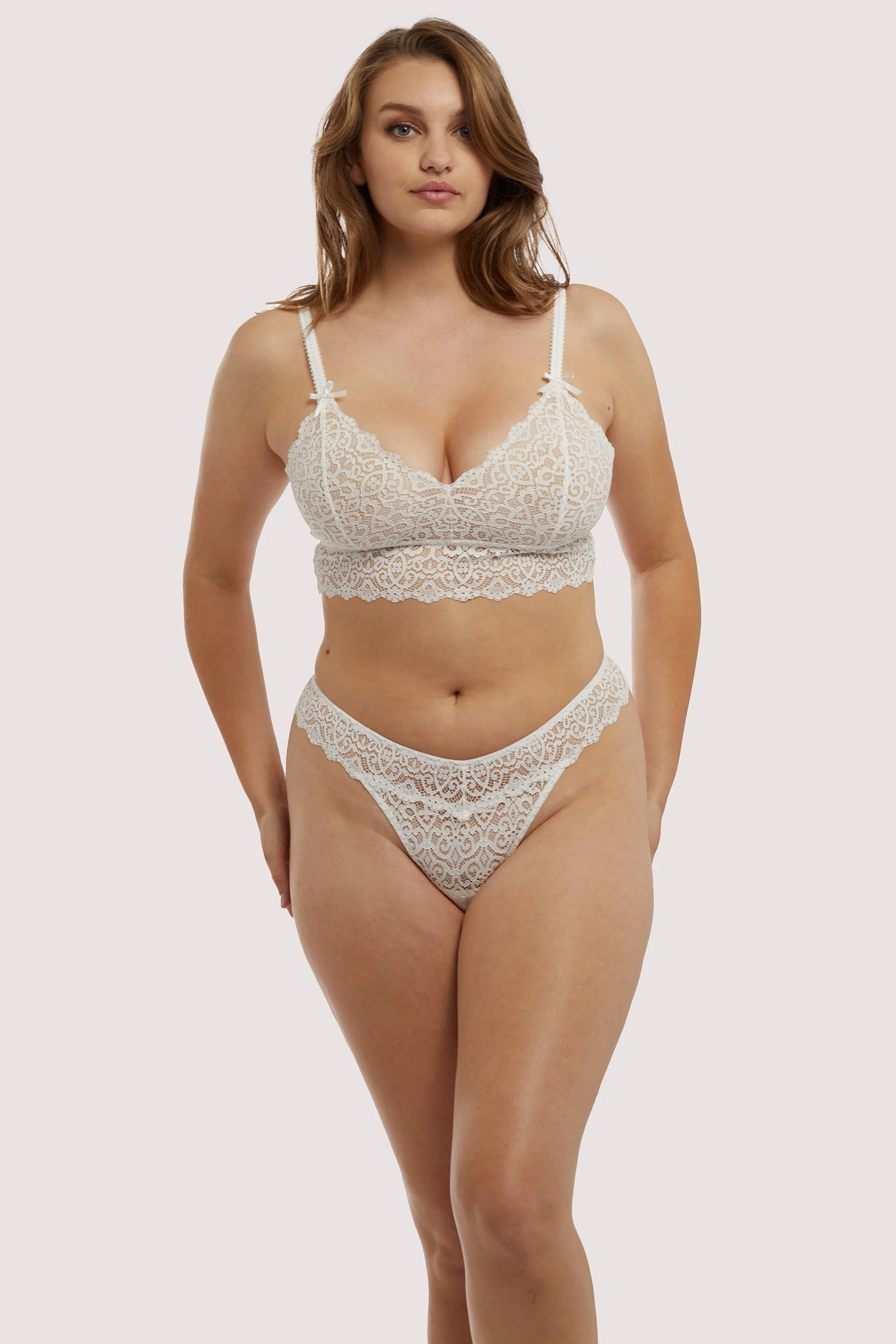 Ariana Ivory Everyday Lace Thong - Image 5