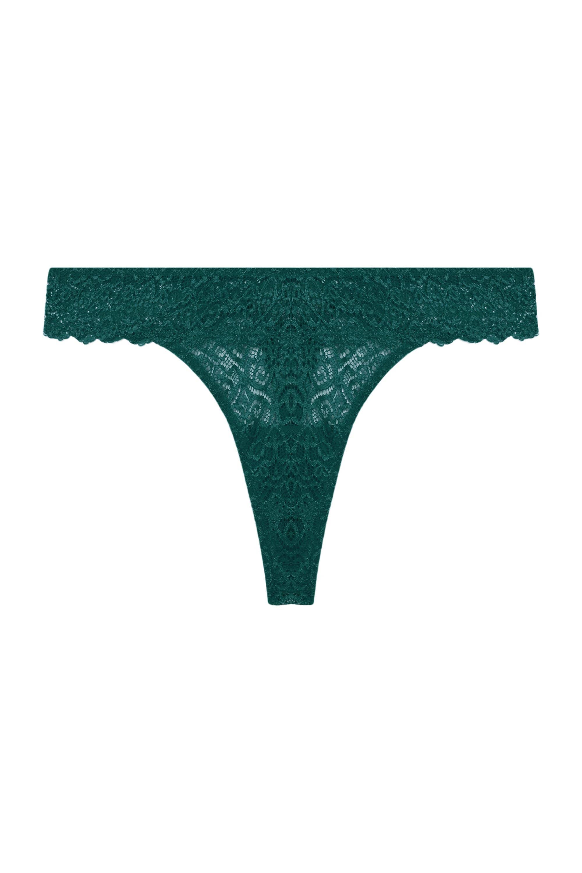 Ariana Teal Everyday Lace Thong - Image 8